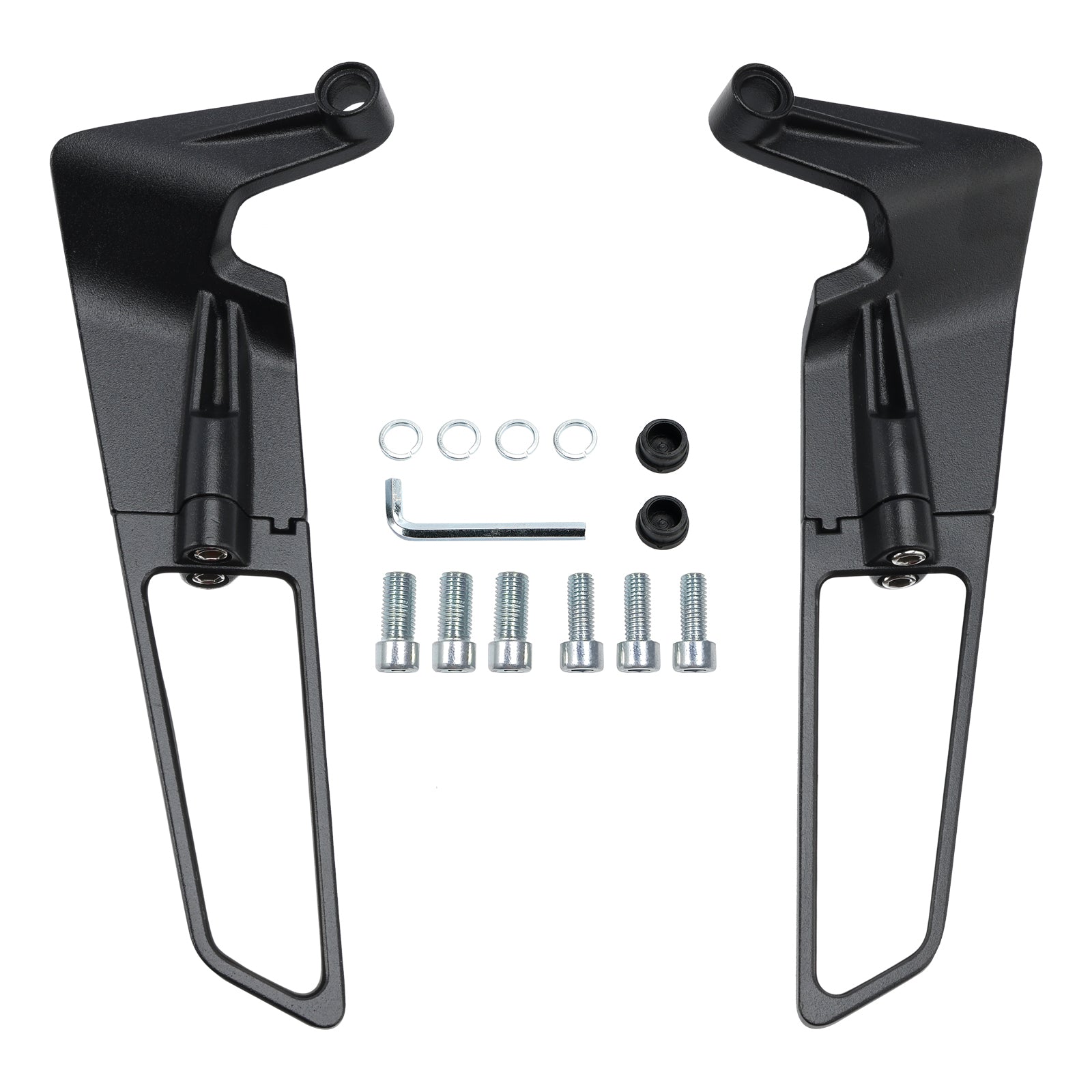 Pari Winglet-taustapeiliä Kawasaki Z650 Z900 2017-2024 Z H2 2020-2023