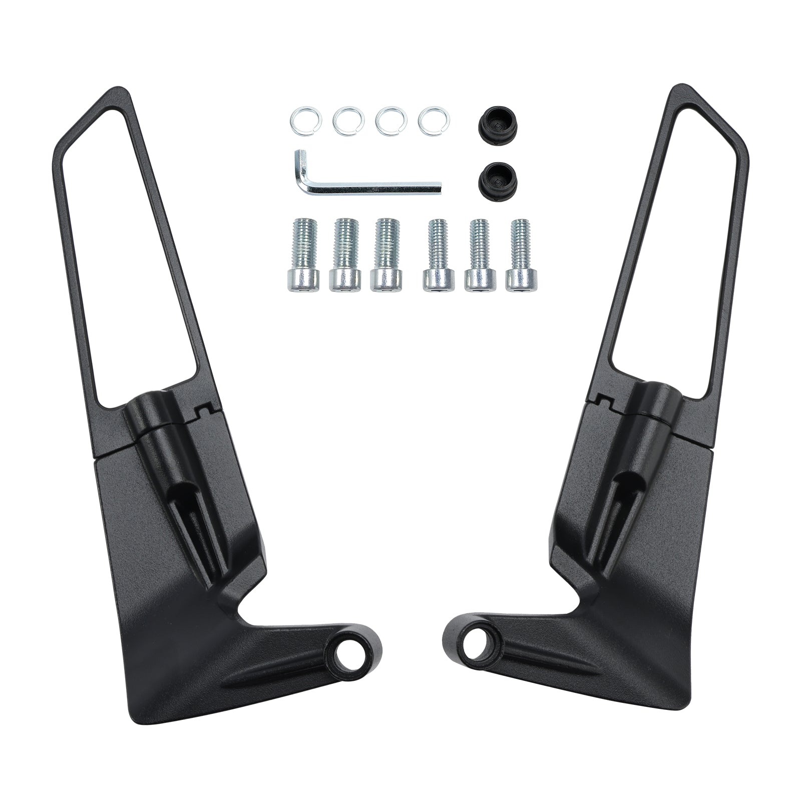 Pari Winglet-taustapeiliä Kawasaki Z650 Z900 2017-2024 Z H2 2020-2023