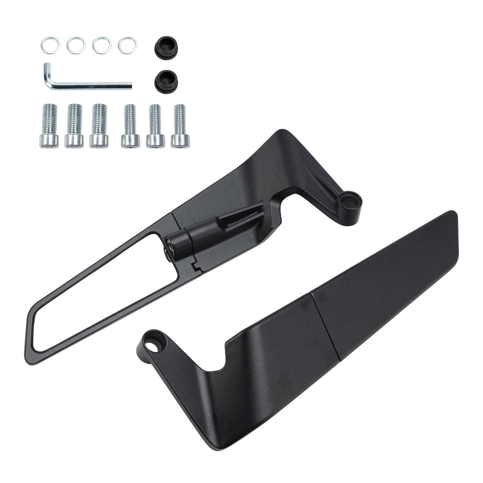 Pari Winglet-taustapeiliä Kawasaki Z650 Z900 2017-2024 Z H2 2020-2023