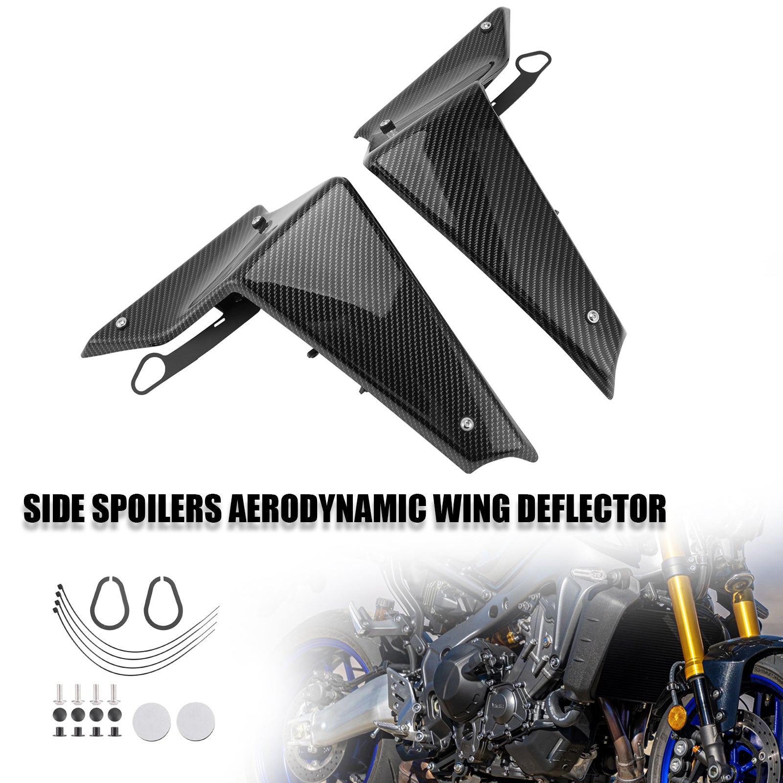 Aerodynamische vleugel-deflector Yamaha MT-09 SP FZ 09 2021-2022