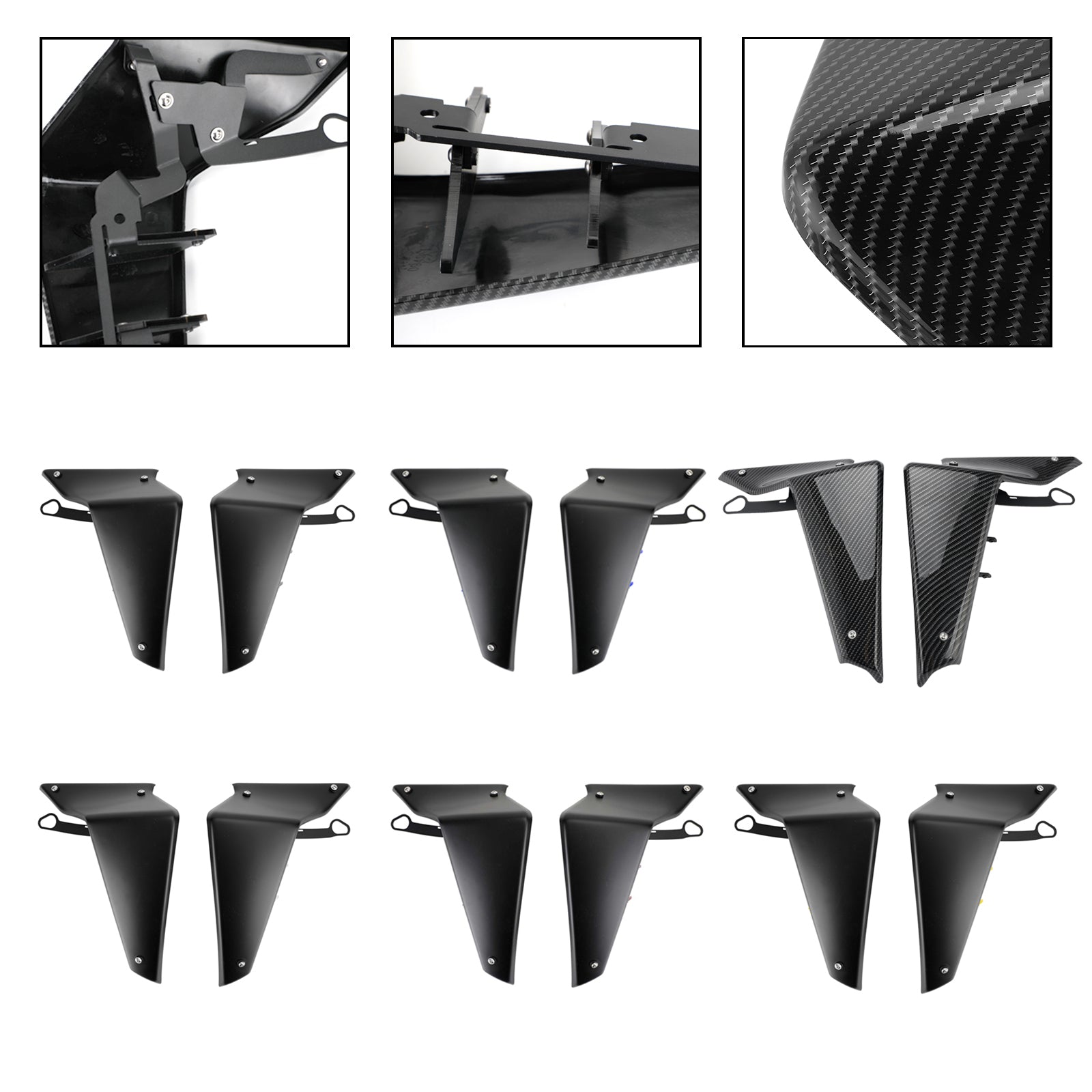 Aerodynamische vleugel-deflector Yamaha MT-09 SP FZ 09 2021-2022