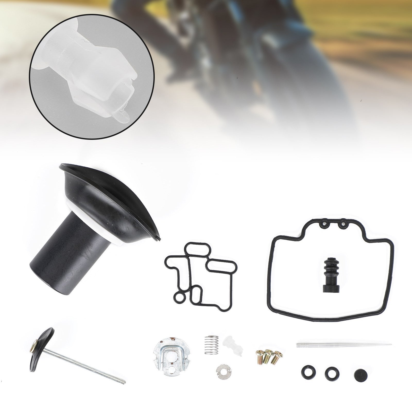 Zuigermembraan carburateurreparatieset voor Yamaha MAJESTEIT YP250 1996-2003 Generiek
