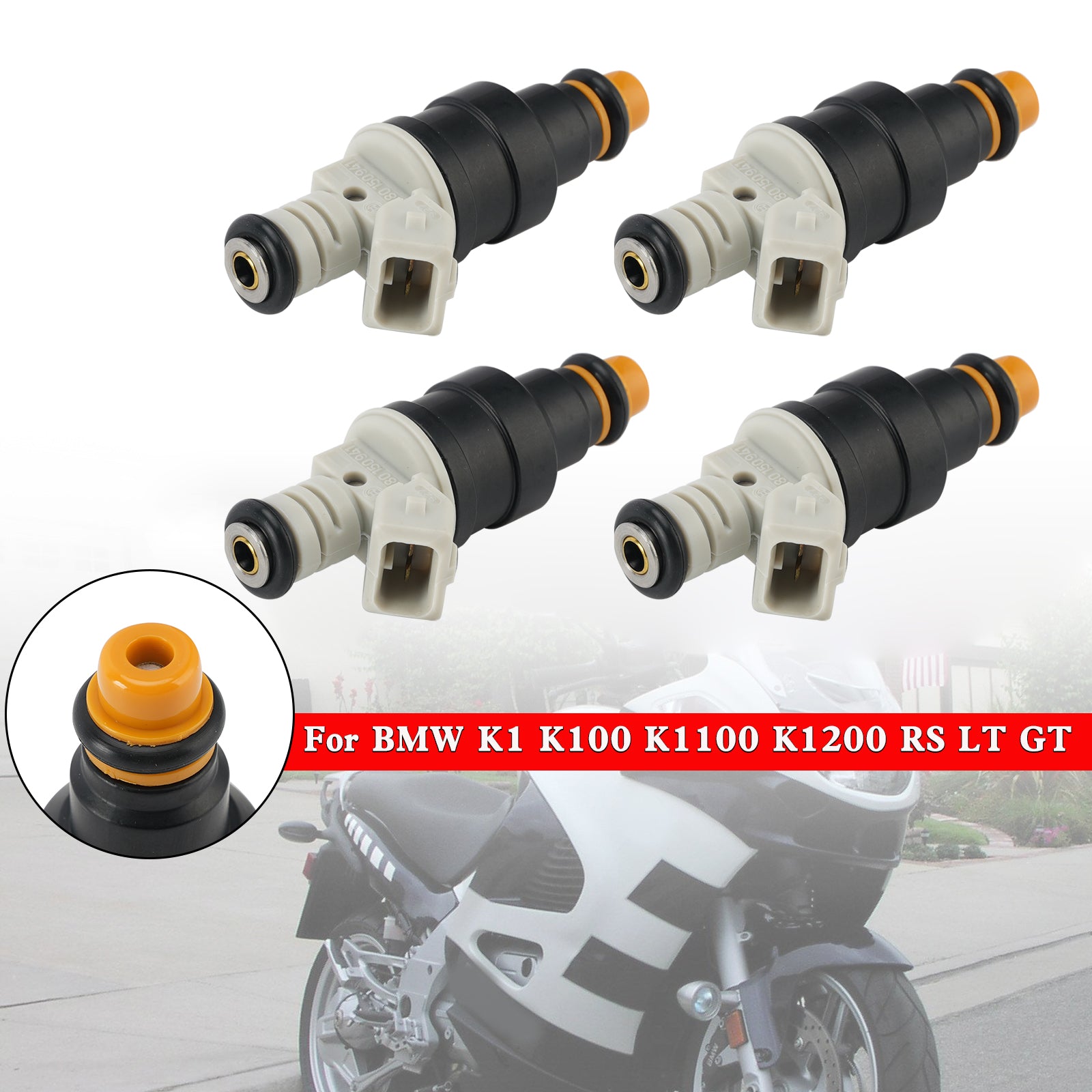 4PCS 0280150941 Wtryskiwacz paliwa 0280150705 dla BMW K1 K100 K1100 K1200 RS LT GT