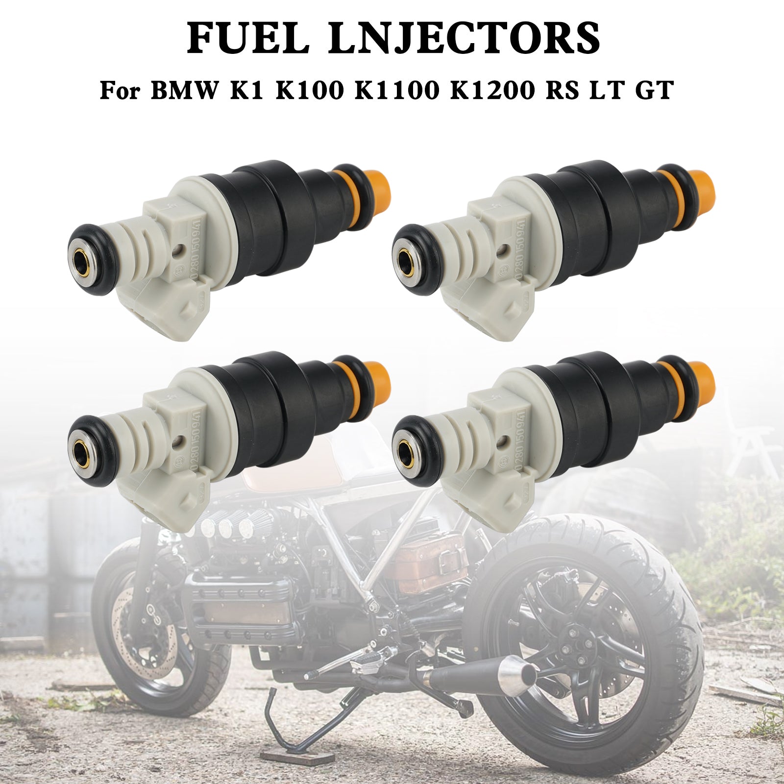 4PCS 0280150941 Wtryskiwacz paliwa 0280150705 dla BMW K1 K100 K1100 K1200 RS LT GT