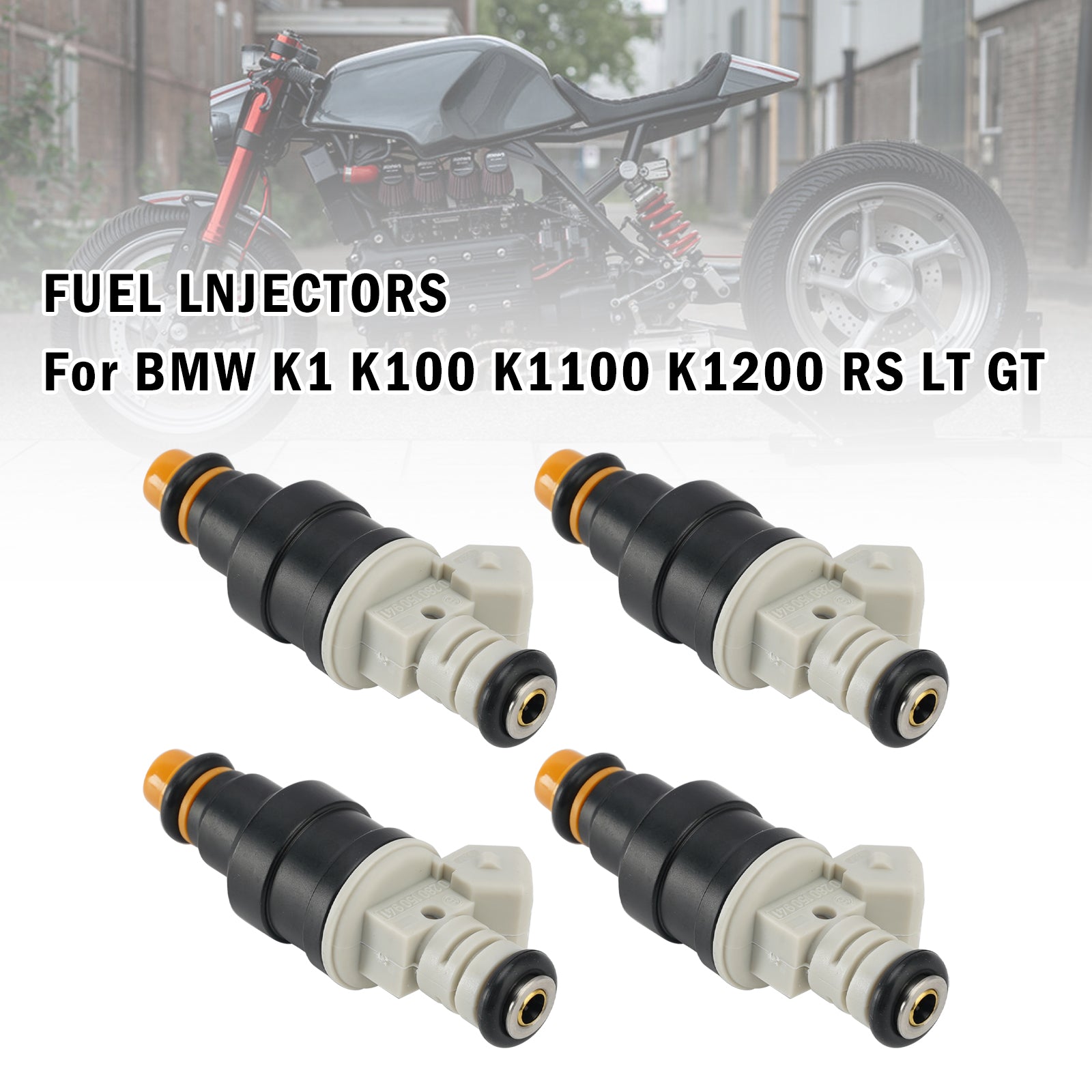 4PCS 0280150941 Wtryskiwacz paliwa 0280150705 dla BMW K1 K100 K1100 K1200 RS LT GT