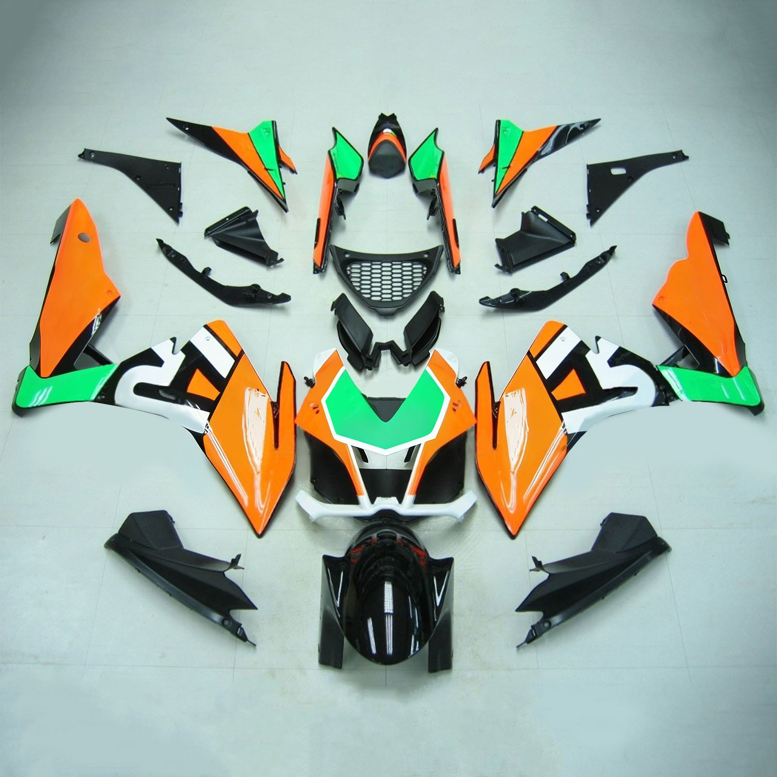 Kit de carénage par injection , carrosserie en plastique ABS Pour Aprilia RSV4 1000 2009-2015