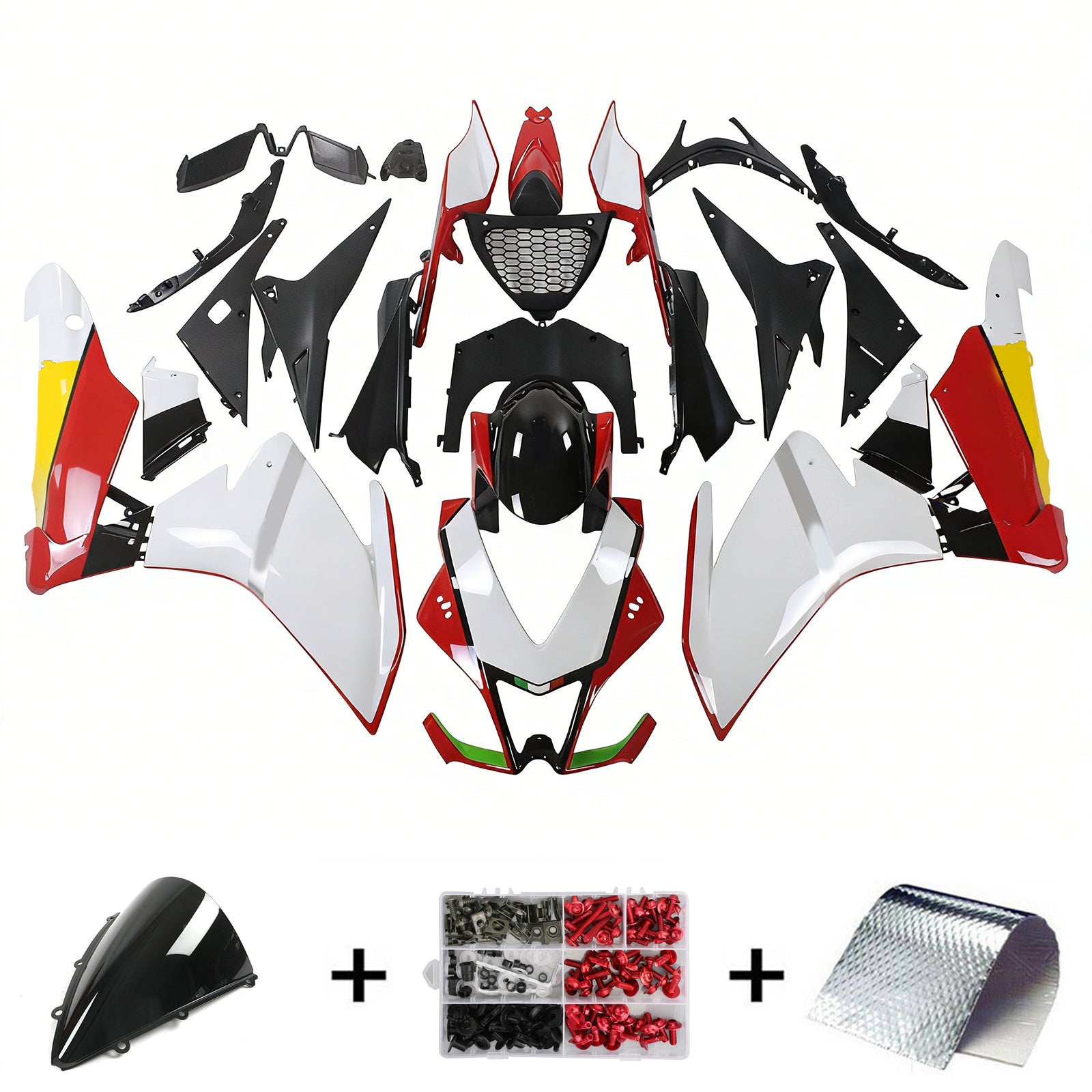 Amotopart Aprilia RSV4 1000 2009-2015 ABS muovinen korirakennesarja