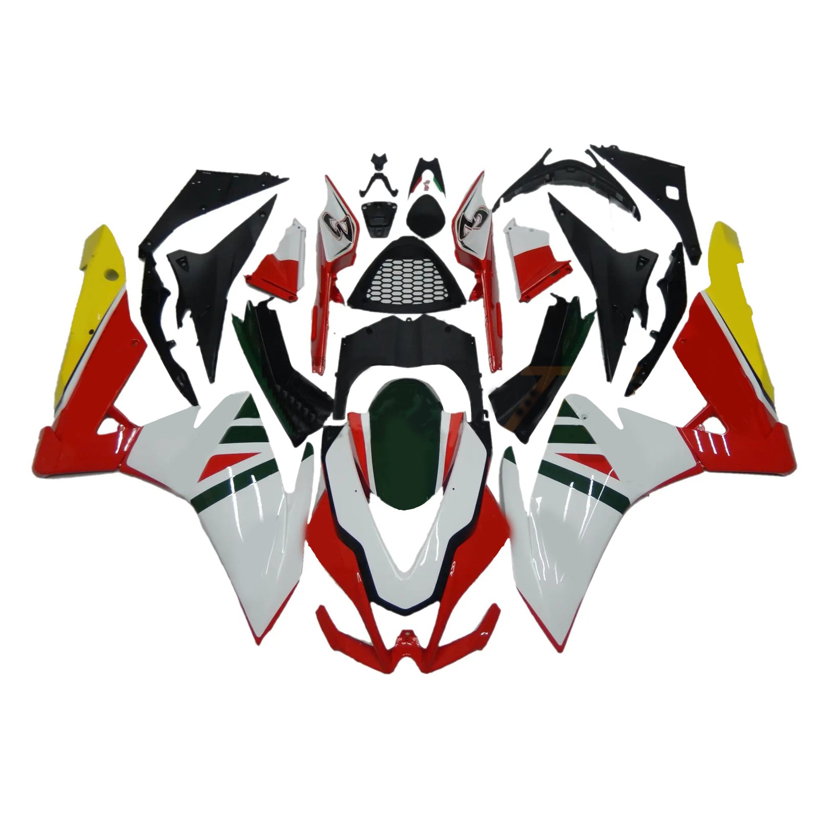 Amotopart Aprilia RSV4 1000 2009-2015 Kit Carrosserie Plastic ABS