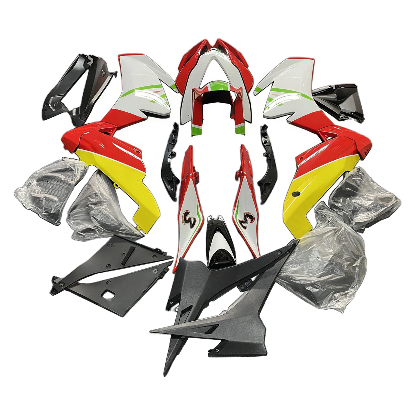 Amotopart Aprilia RSV4 1000 2009-2015 ABS muovinen korirakennesarja