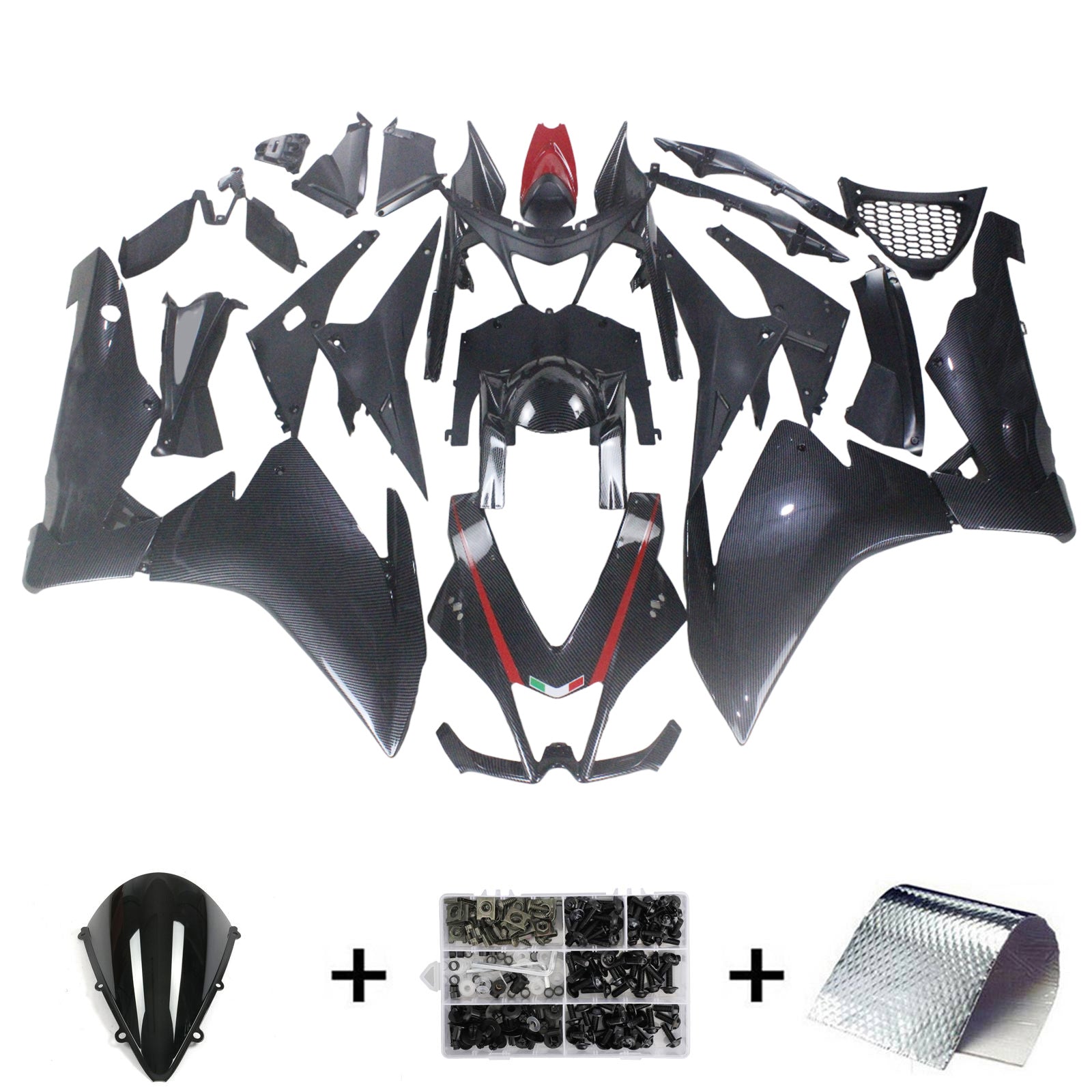 2009-2015 Aprilia RSV4 1000 Kit de carénage d'injection carrosserie plastique ABS