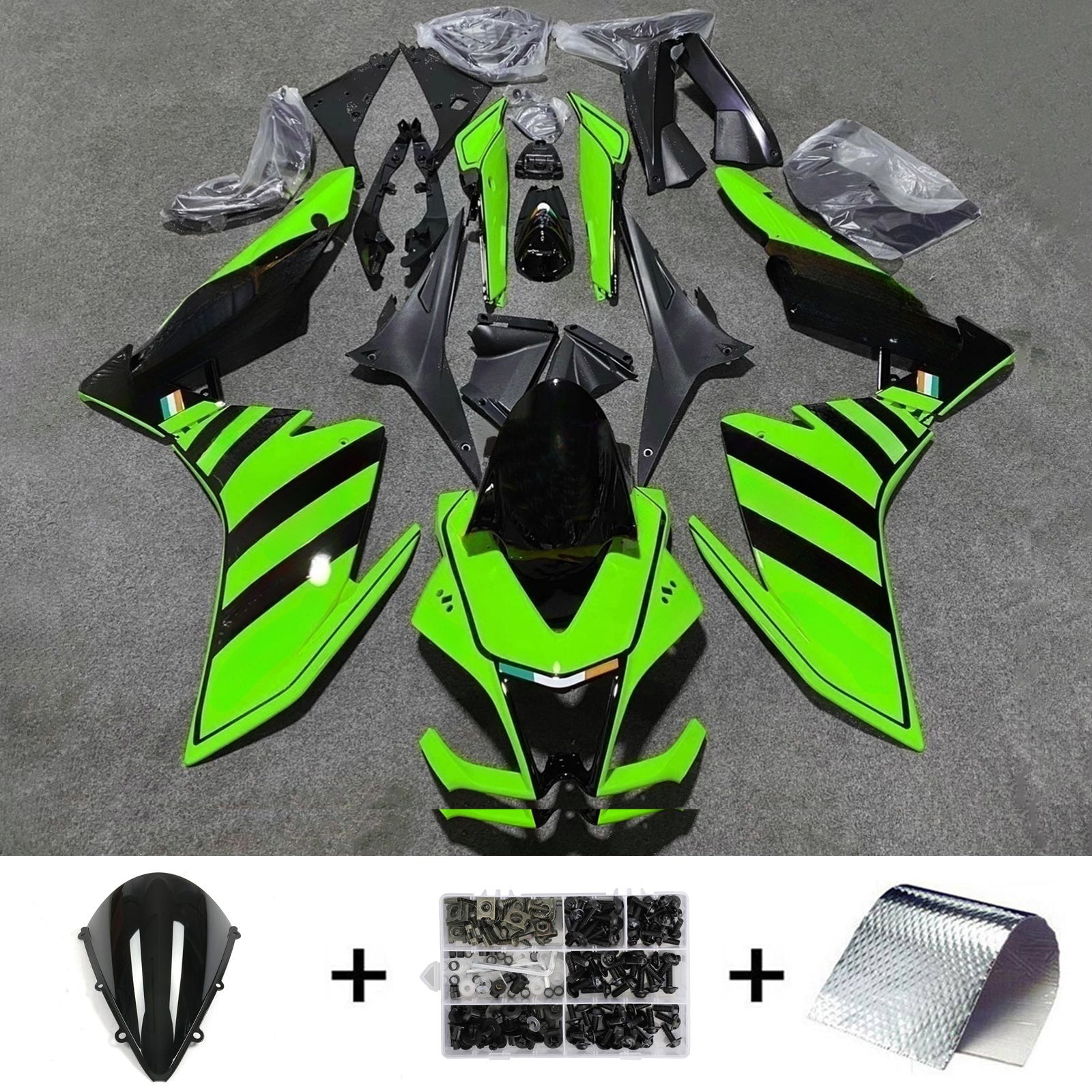 2009-2015 Aprilia RSV4 1000 Kit de carénage d'injection carrosserie plastique ABS