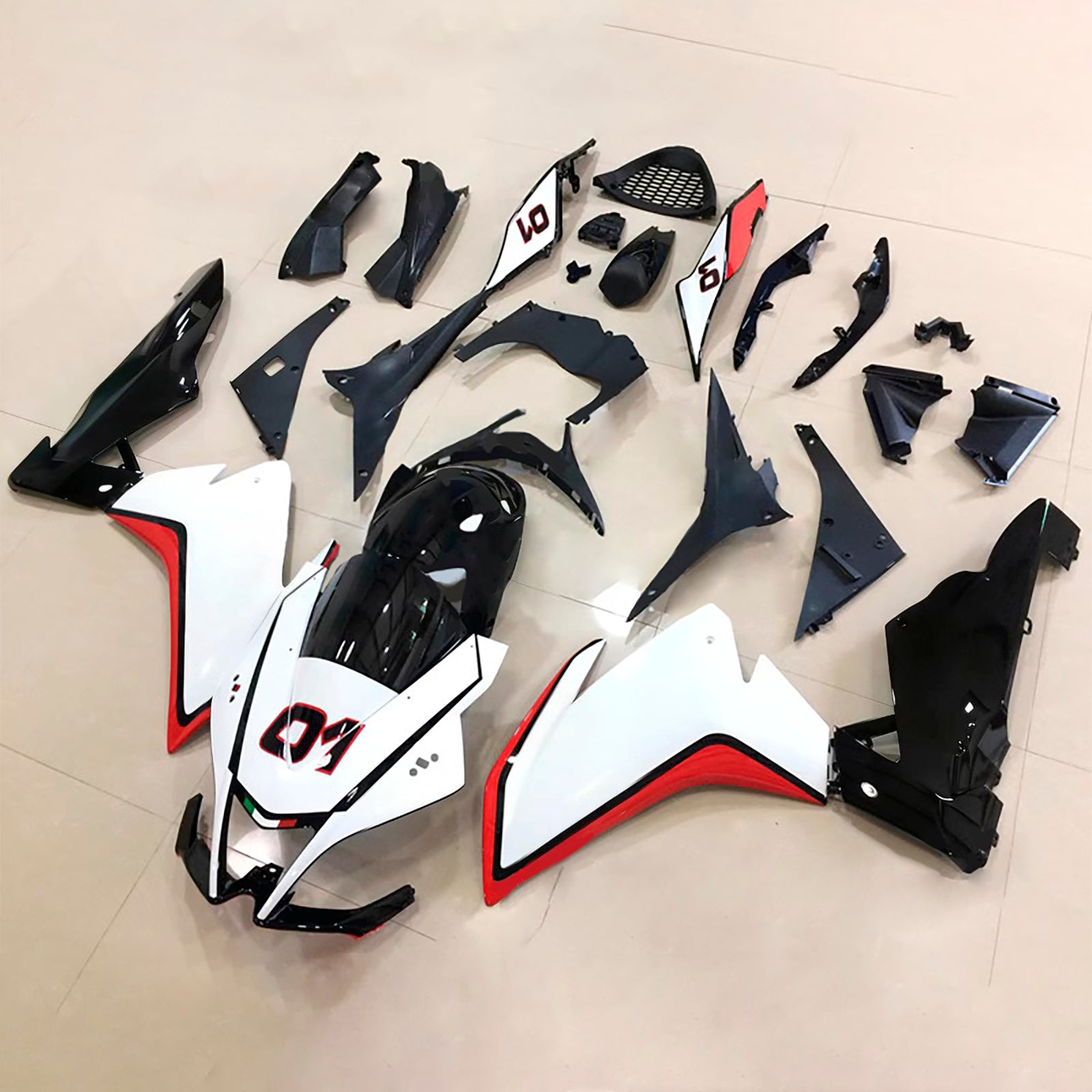 Kit de carénage d'injection Aprilia RSV4 1000 2009-2015 Carrosserie Plastique ABS