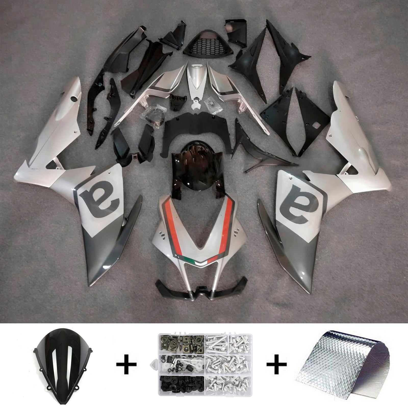 Kit de carénage d'injection Aprilia RSV4 1000 2009-2015 Carrosserie Plastique ABS
