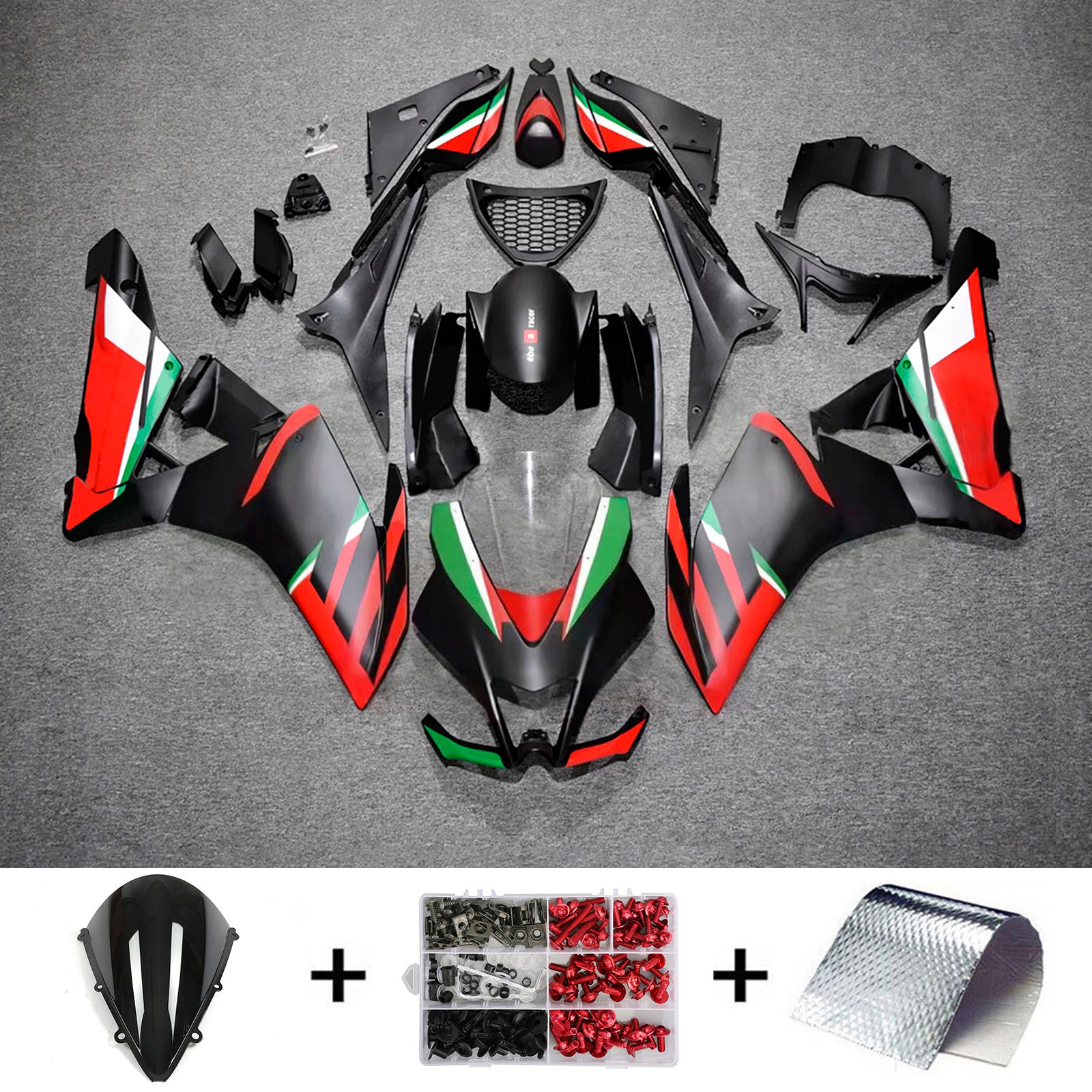 Kit de carénage d'injection Aprilia RSV4 1000 2009-2015 Carrosserie Plastique ABS