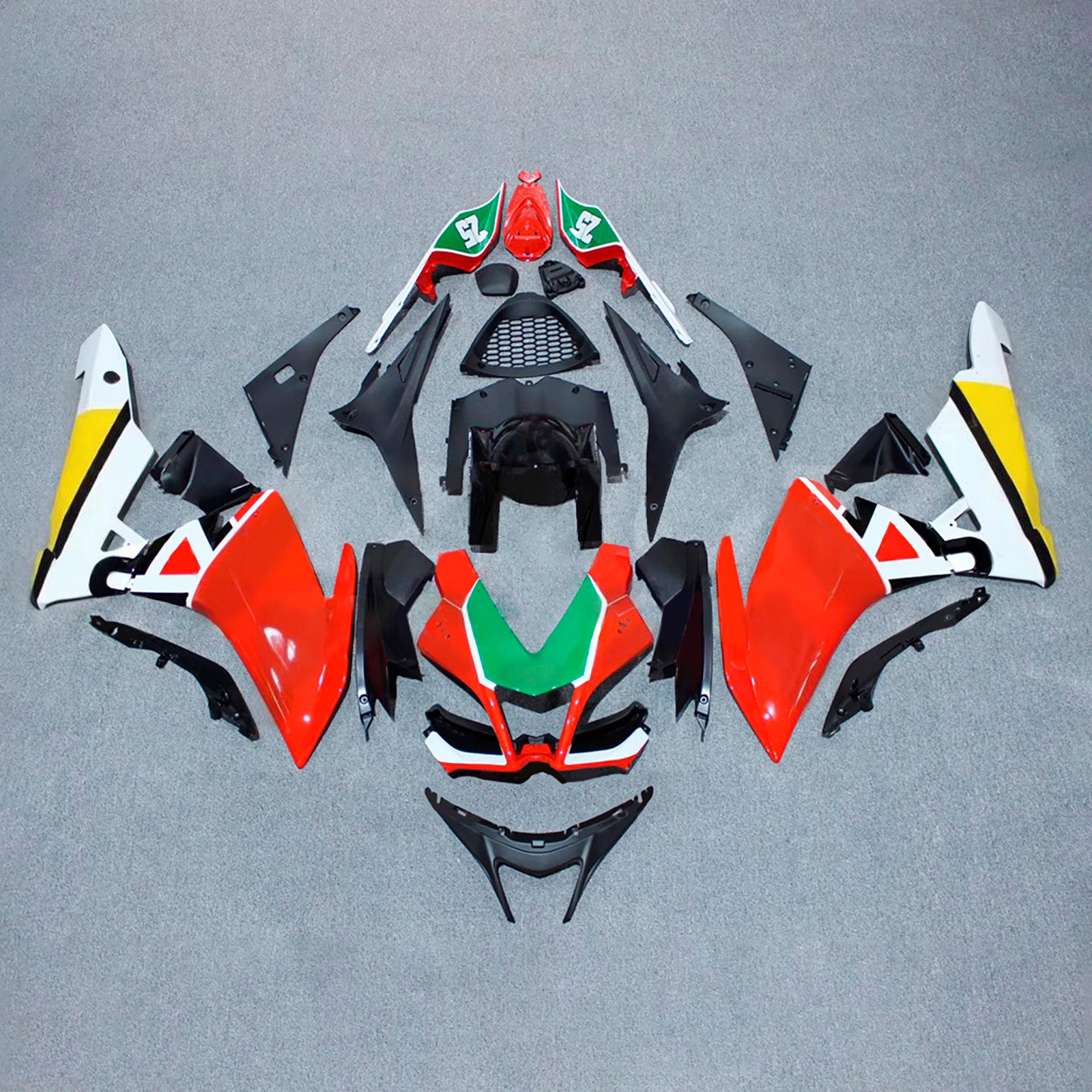 Kit de carénage d'injection Aprilia RSV4 1000 2009-2015 Carrosserie Plastique ABS