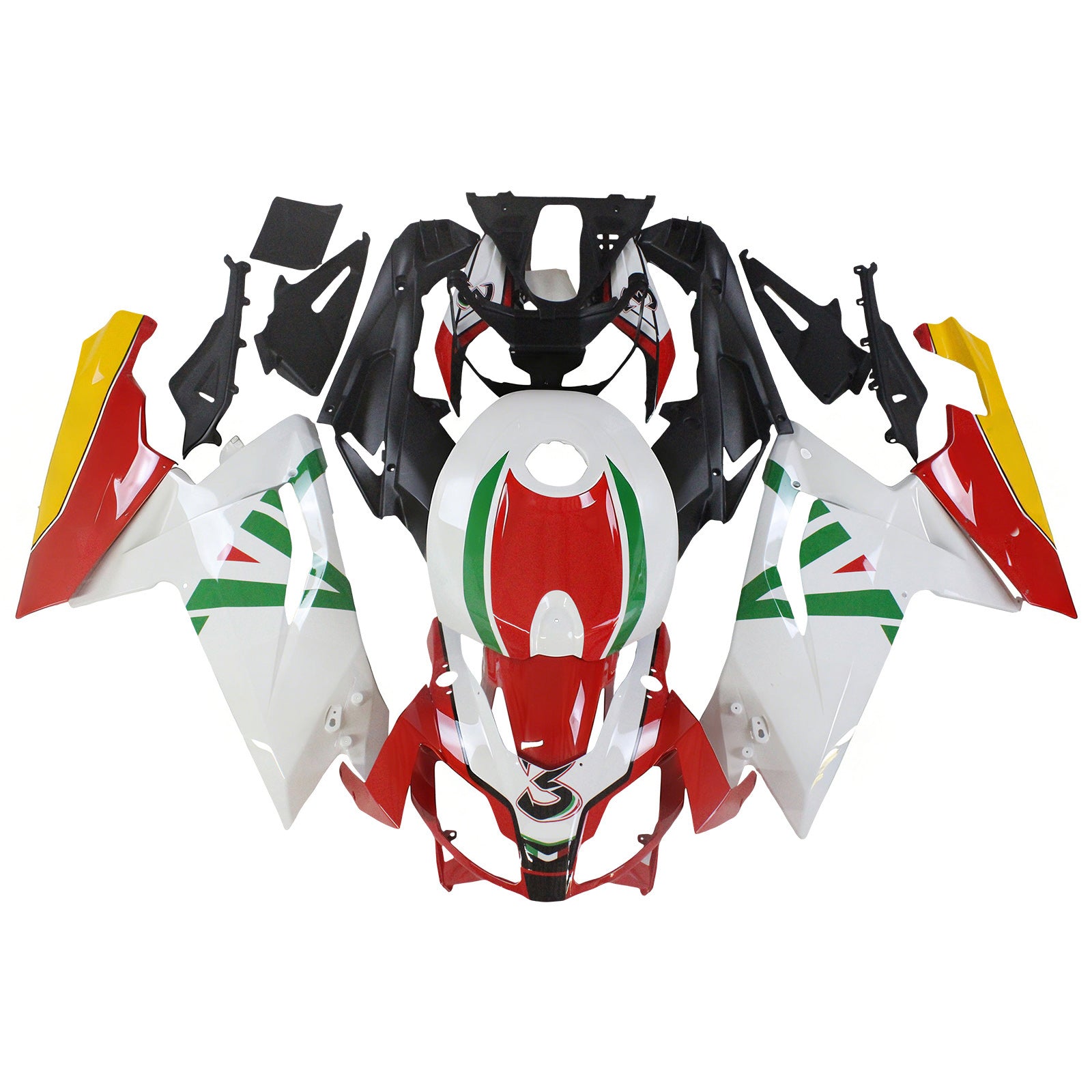 Kit de carénage Amotopart 2006-2011 Aprilia RS125