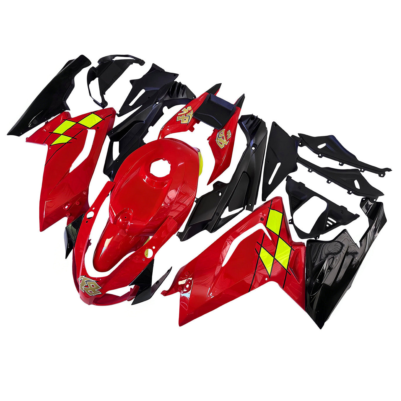 Zestaw owiewki wtrysku, ABS tworzywa sztuczna dla Aprillia RS125 2006-2011