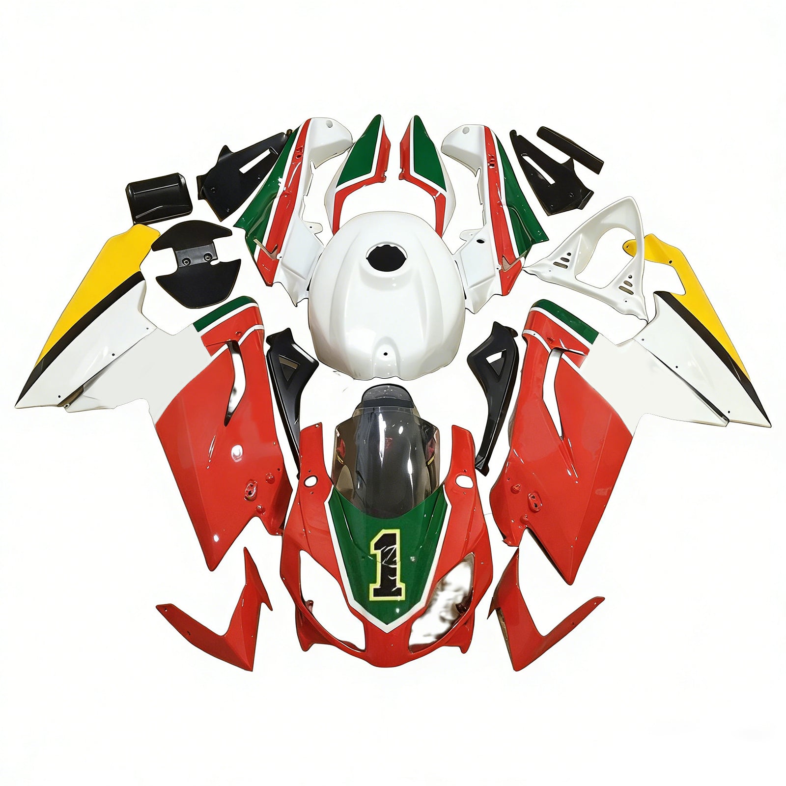 Kit de carenado de inyección Bodywork ABS de plástico adecuado para Aprilia rs125 2006-2011