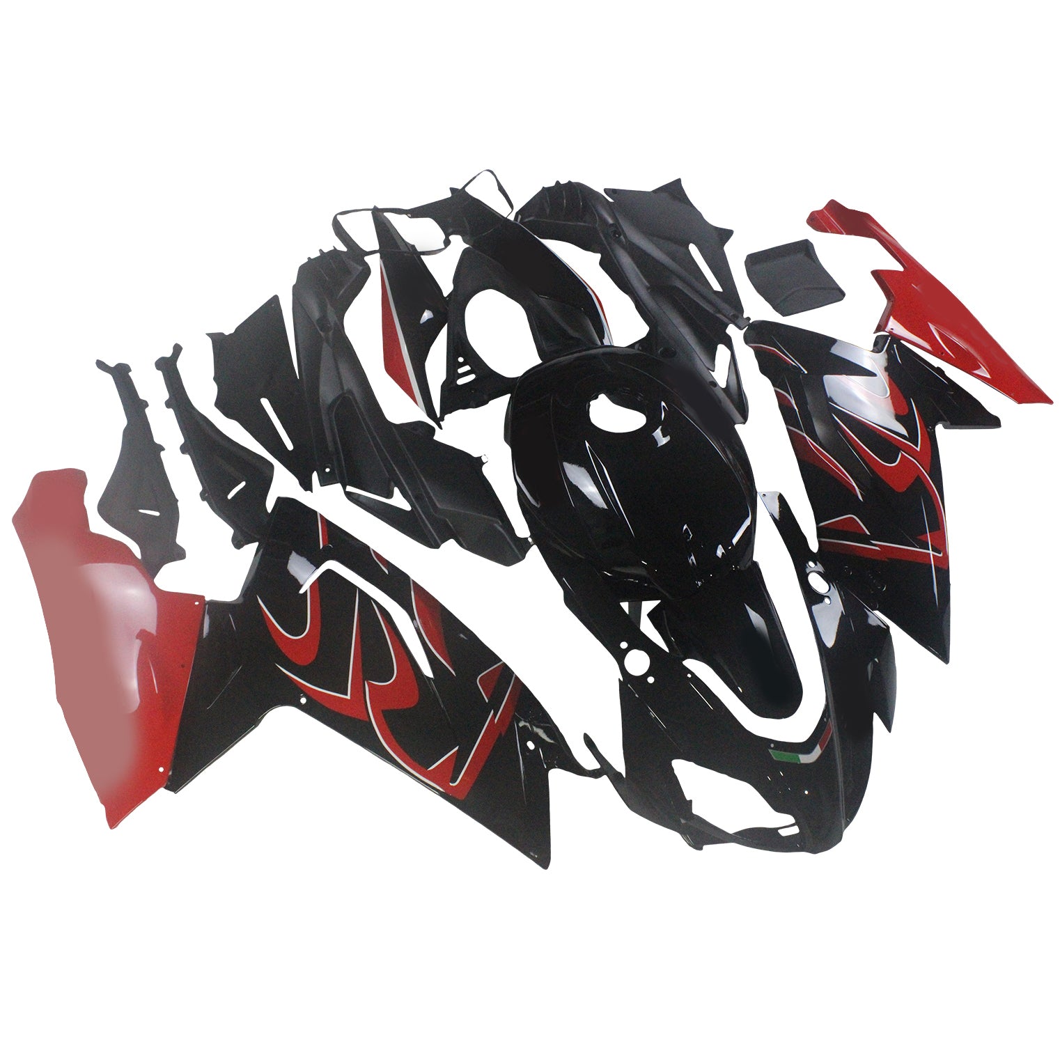 Amotopart Aprilia RS125 2006-2011 Kit Carénage Carrosserie Plastique ABS