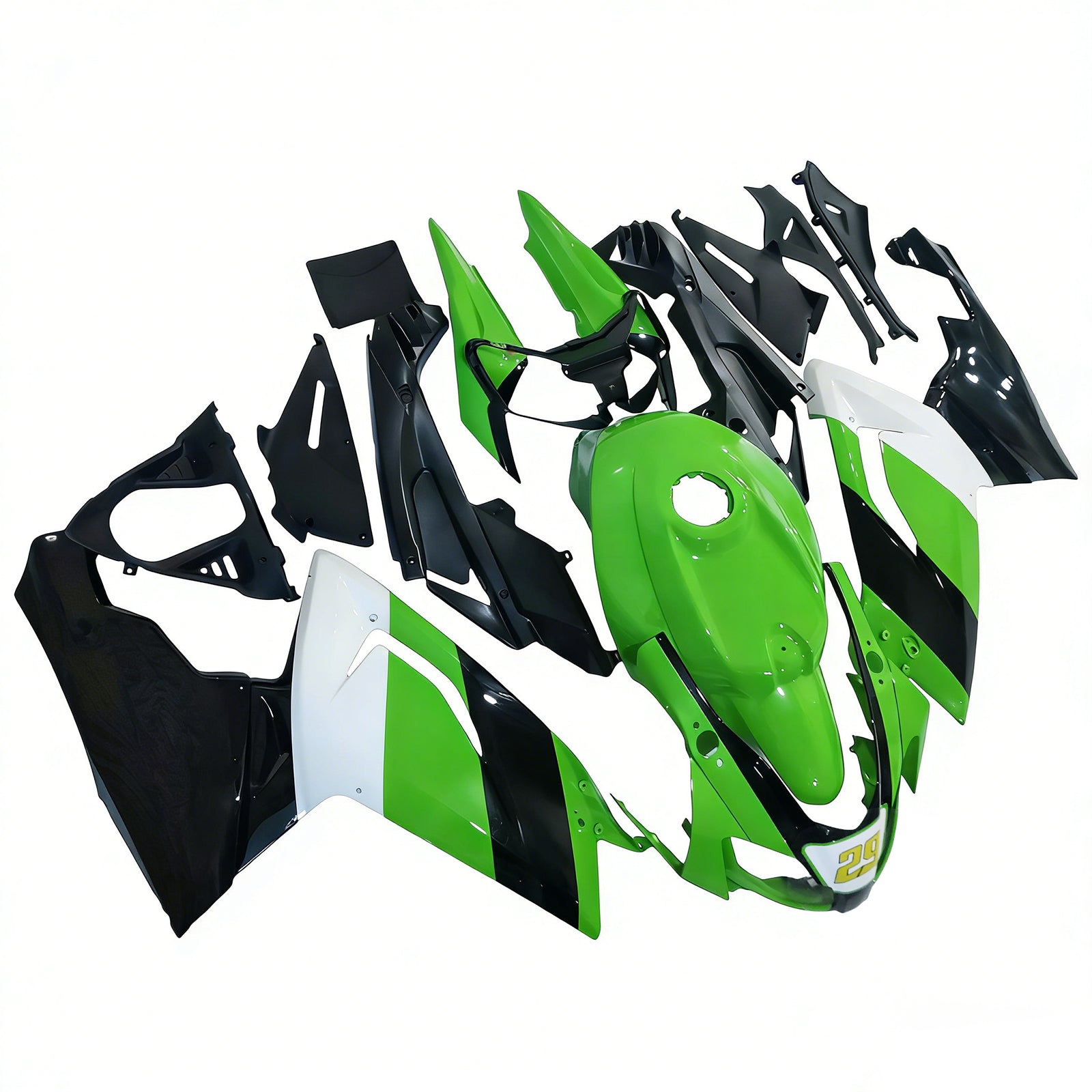 Amotopart Aprilia RS125 2006-2011 Kit Carénage Carrosserie Plastique ABS