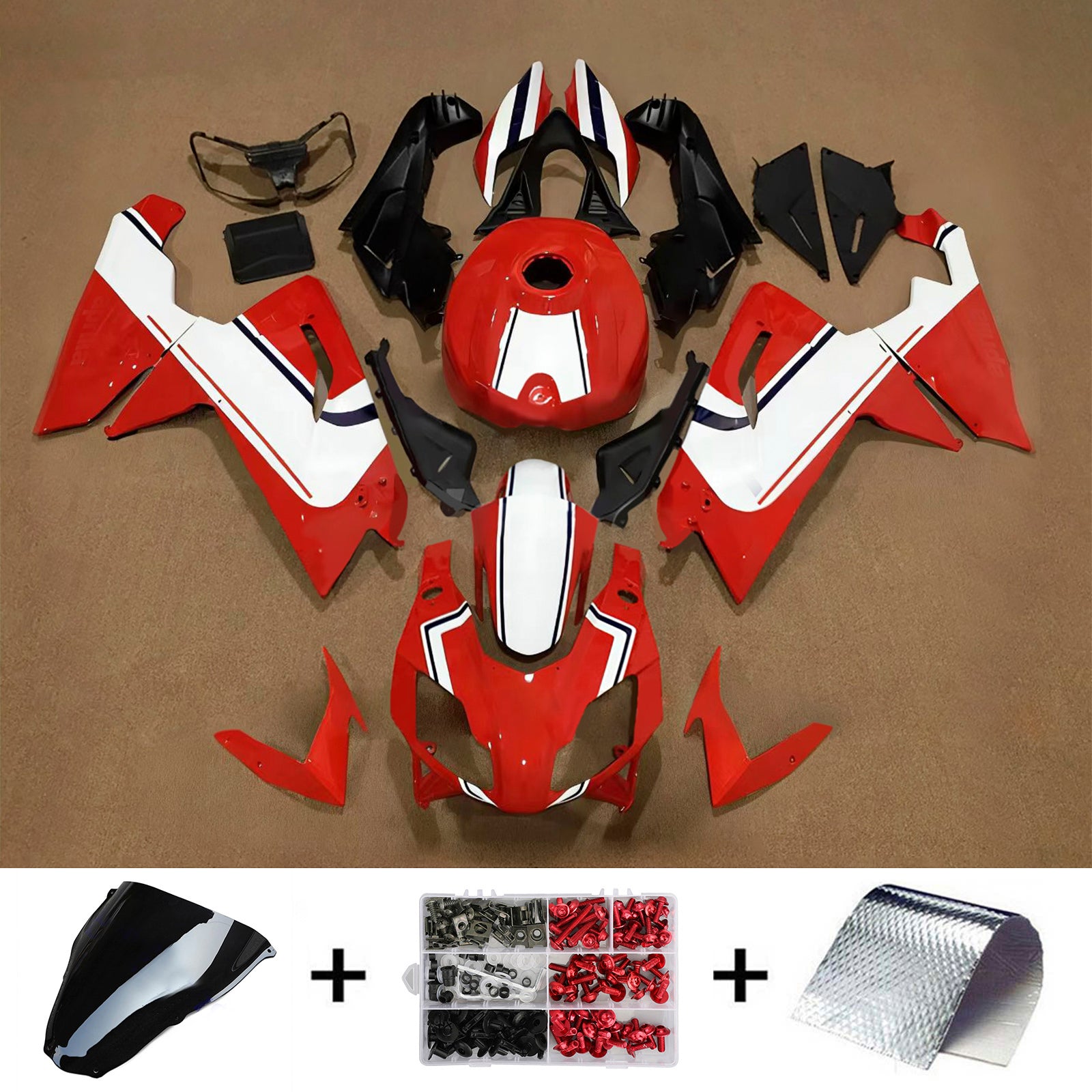 Kit de carénage d'injection Aprilia RS125 2006-2011 Carrosserie Plastique ABS
