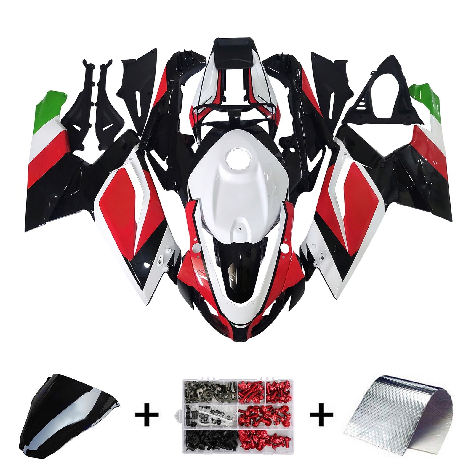 Kit de carénage d'injection Aprilia RS125 2006-2011 Carrosserie Plastique ABS