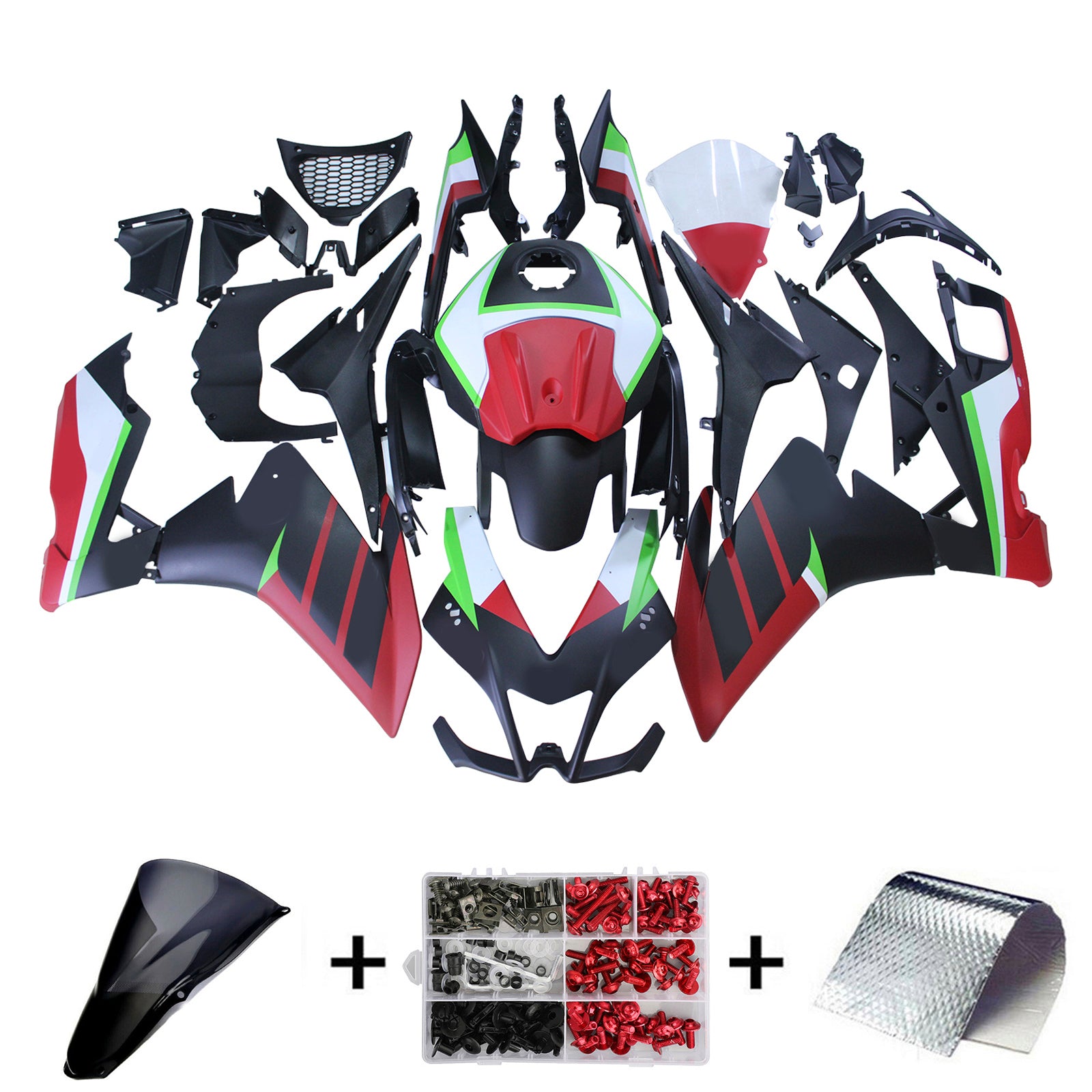 Amotopart Aprilia RS4 125 50 2012-2016 Kit Carénage Carrosserie