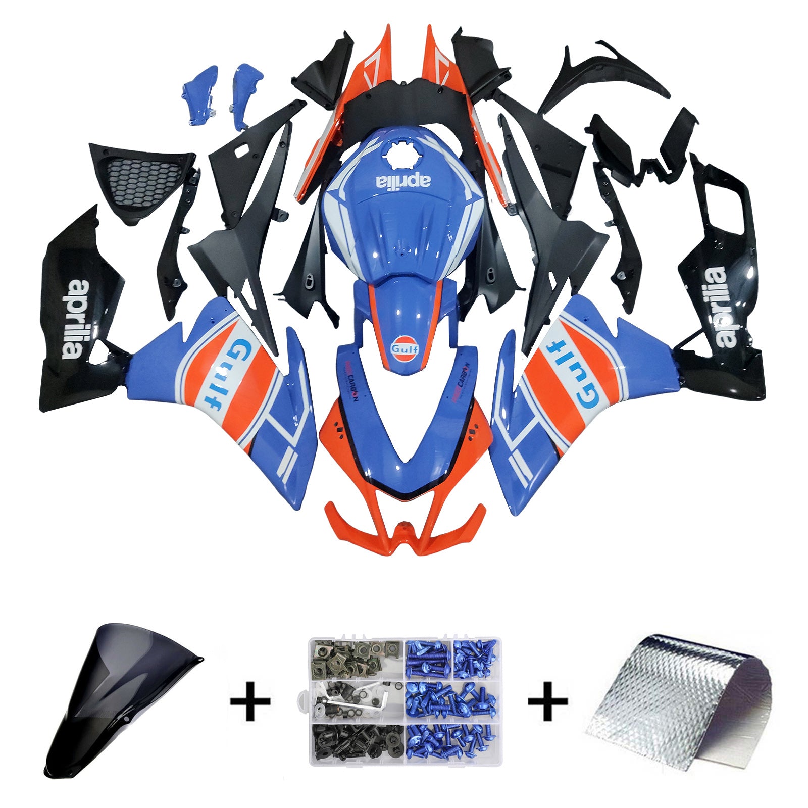 Amotopart Aprilia RS4 125 50 2012-2016 Kit Carénage Carrosserie