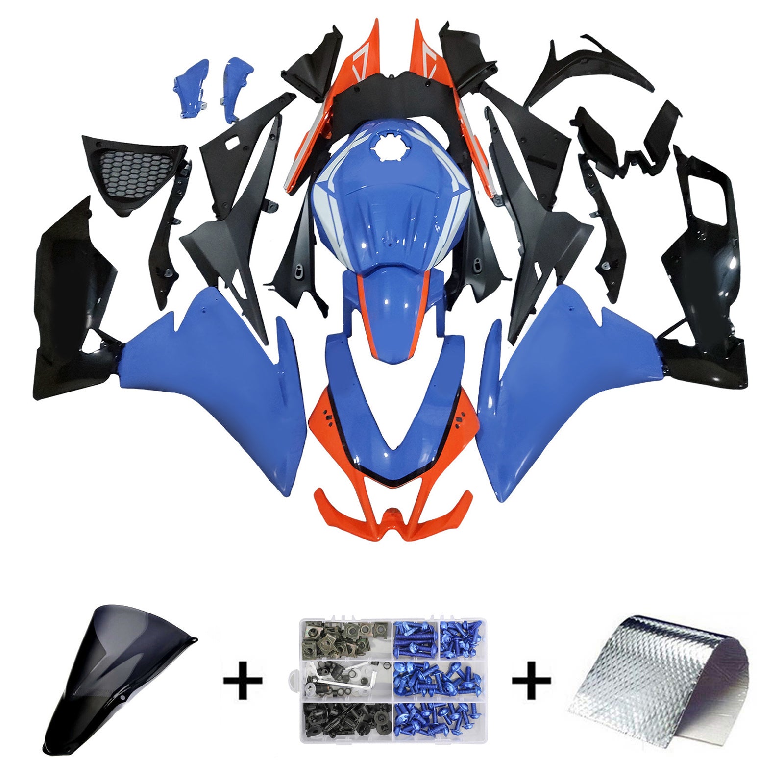 Amotopart Aprilia RS4 125 50 2012-2016 Kit Carénage Carrosserie