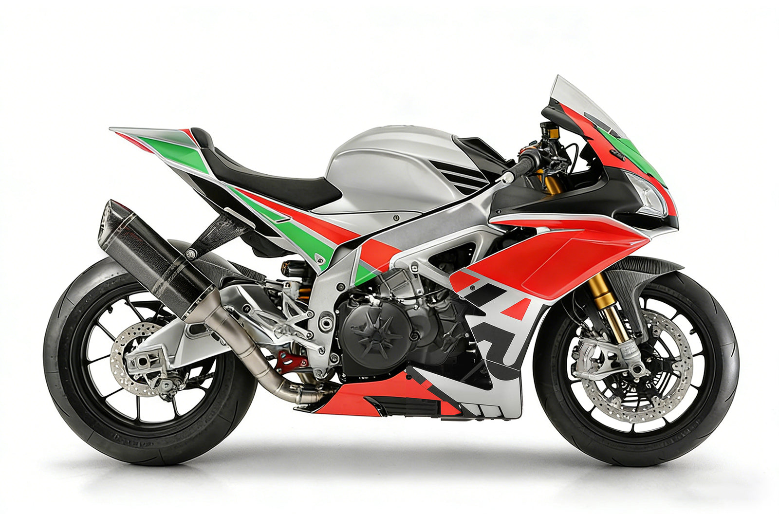 Amotopart Aprilia RSV4 1000 2016-2018 Kit de carénage