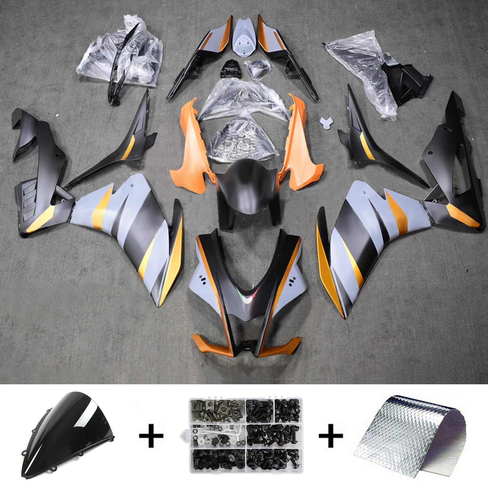 Kit de carénage d'injection Aprilia RSV4 1000 2016-2020 Carrosserie Plastique