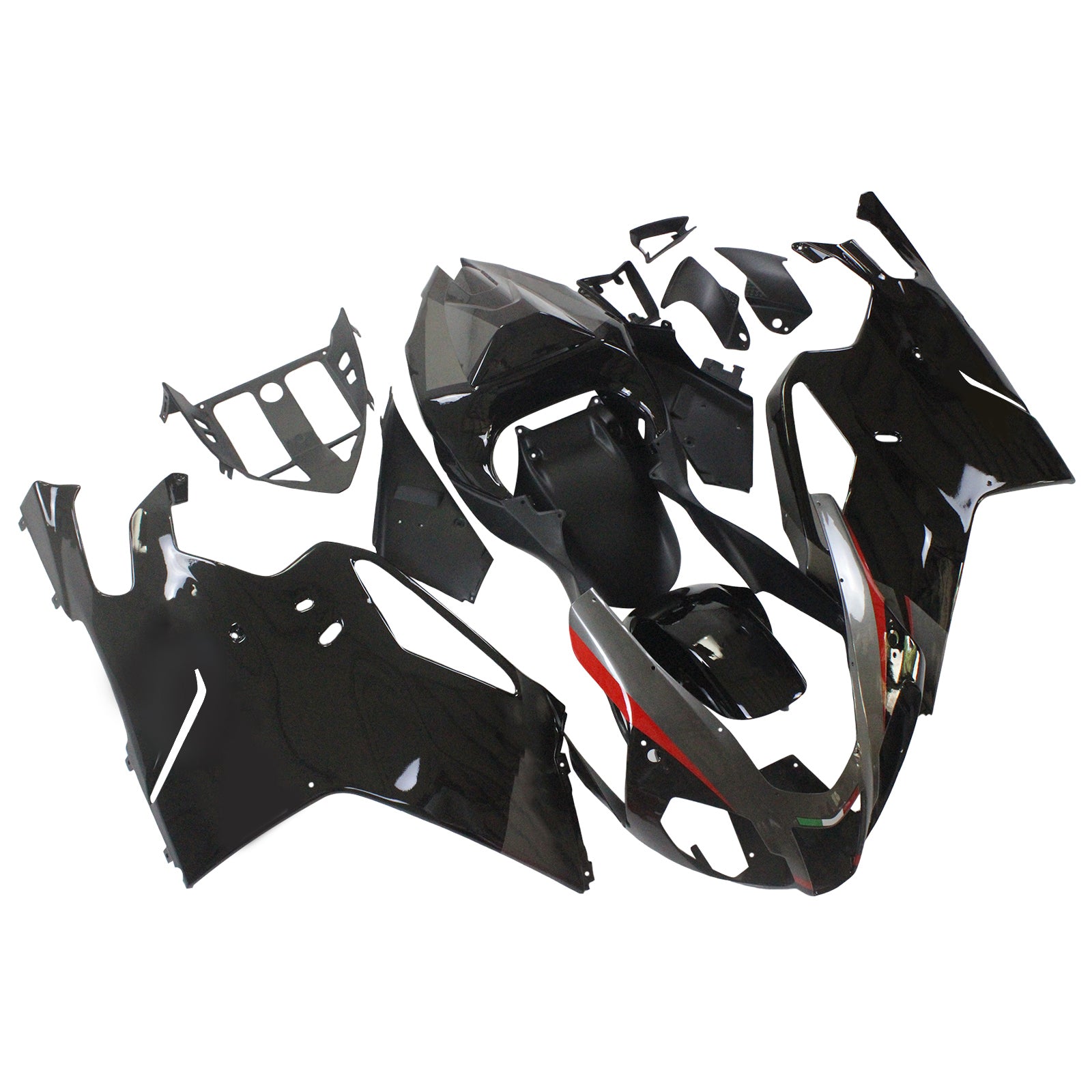 Amotopart Aprilias RSV1000 2003-2006 Kit de carénage Carrosserie Plastique