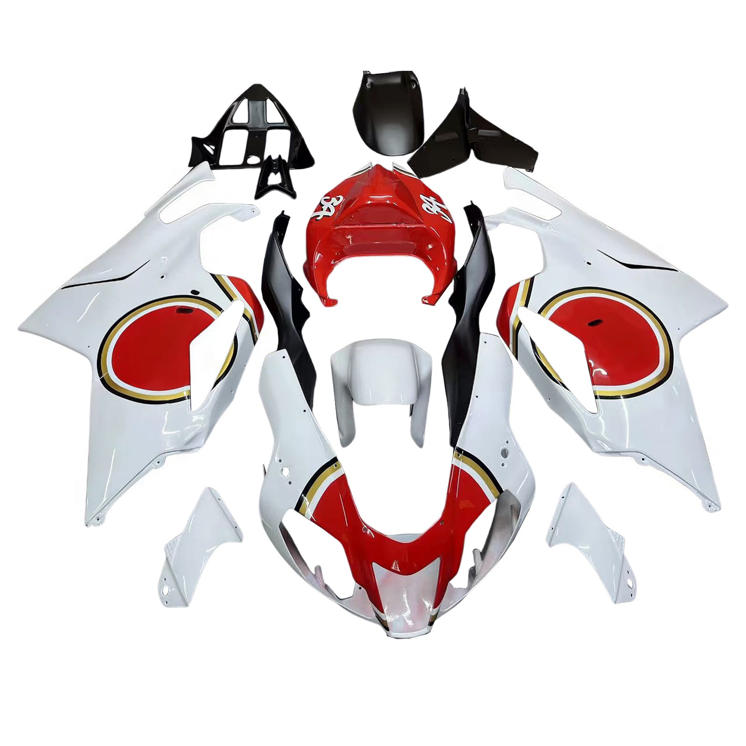 Amotopart Aprilias RSV1000 2003-2006 Kit de carénage Carrosserie Plastique