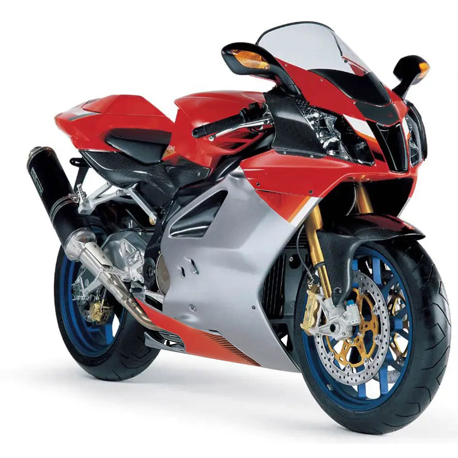 Amotopart Aprilia RSV1000 2003-2006 Muovinen päällirakennesarja