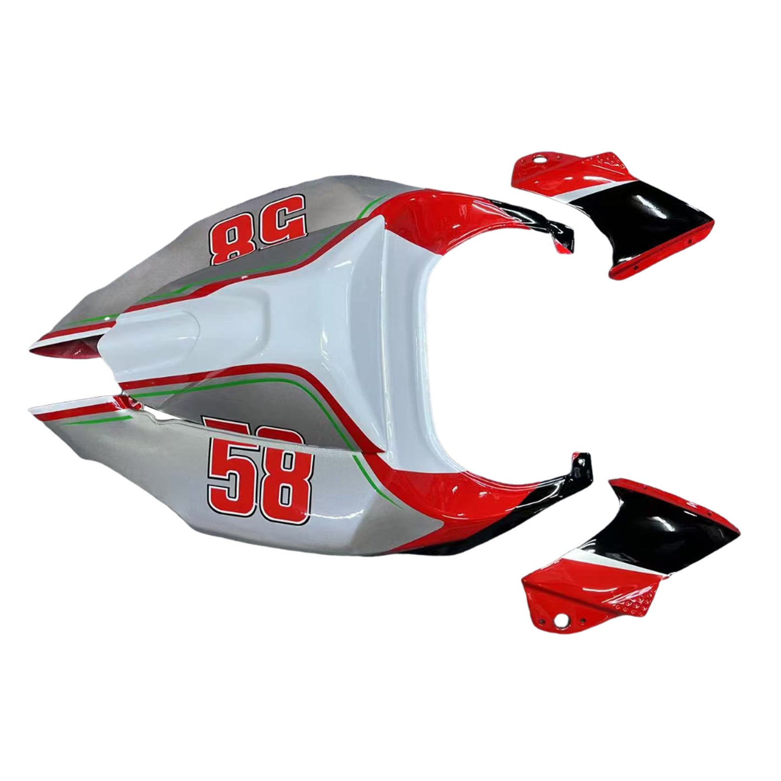 Amotopart Aprilia RSV1000 2003-2006 Kit Carénage Carrosserie Plastique