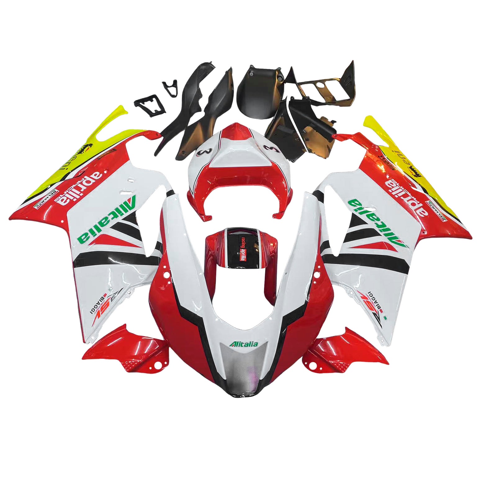Amotopart Aprilia RSV1000 2003-2006 kunststof kuipwerkset