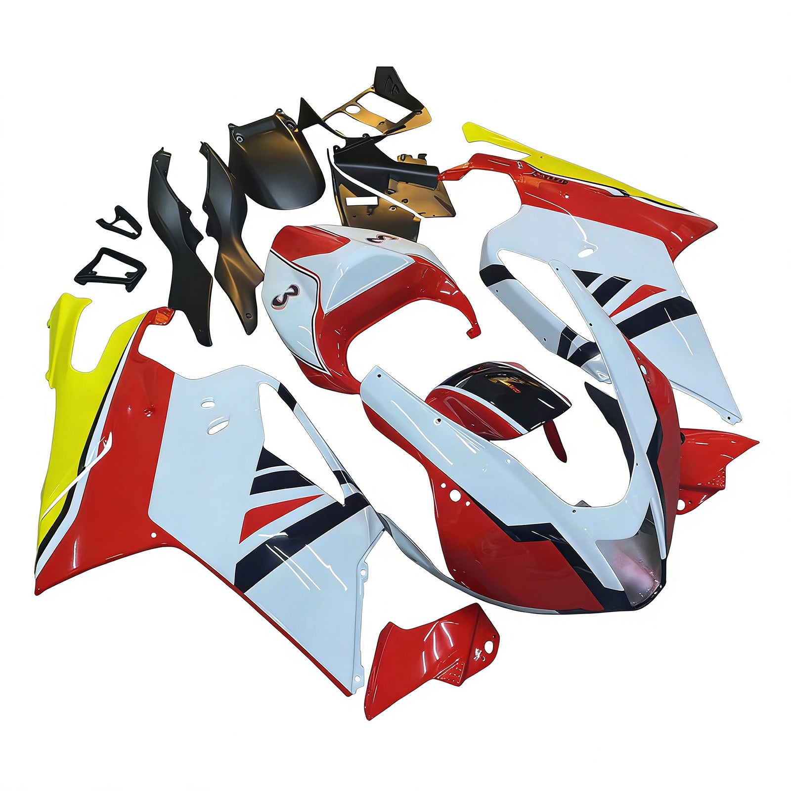 Amotopart Aprilia RSV1000 2003-2006 Muovinen päällirakennesarja