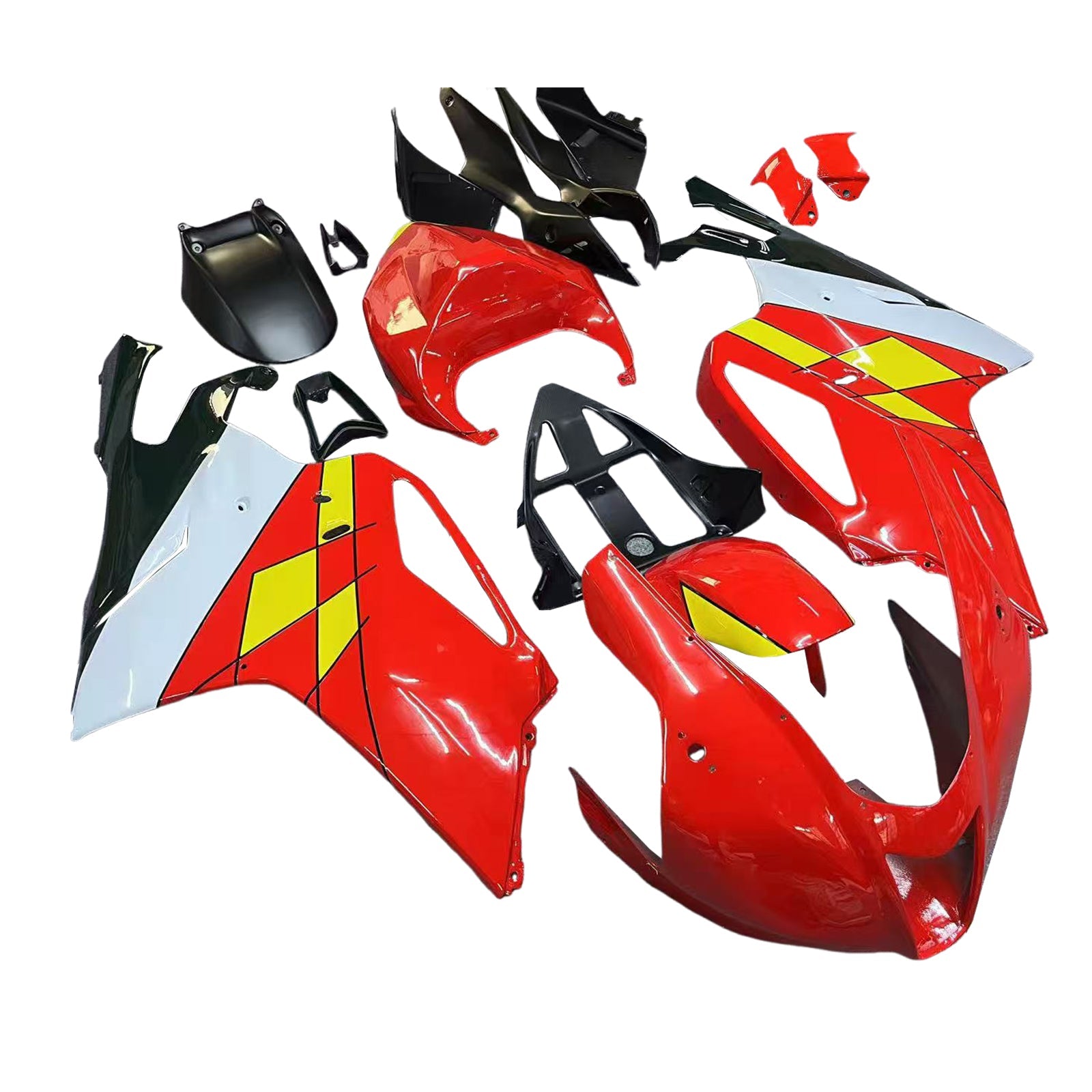 Amotopart Aprilia RSV1000 2003-2006 Kit Carénage Carrosserie Plastique