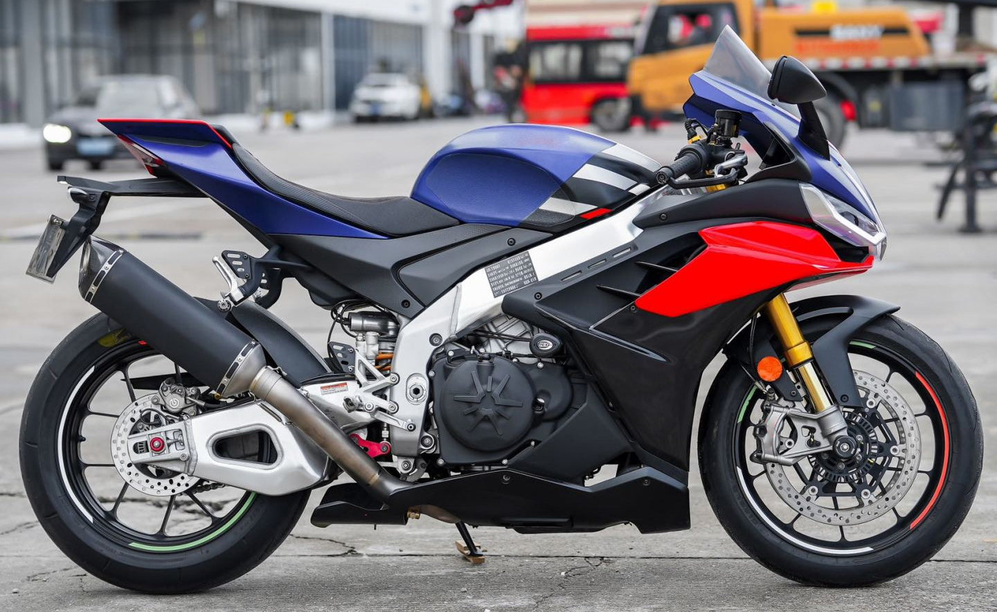 Kit de carenado de inyección de Aprilia RSV4 1100 2022-2024 Cuerpo de plástico