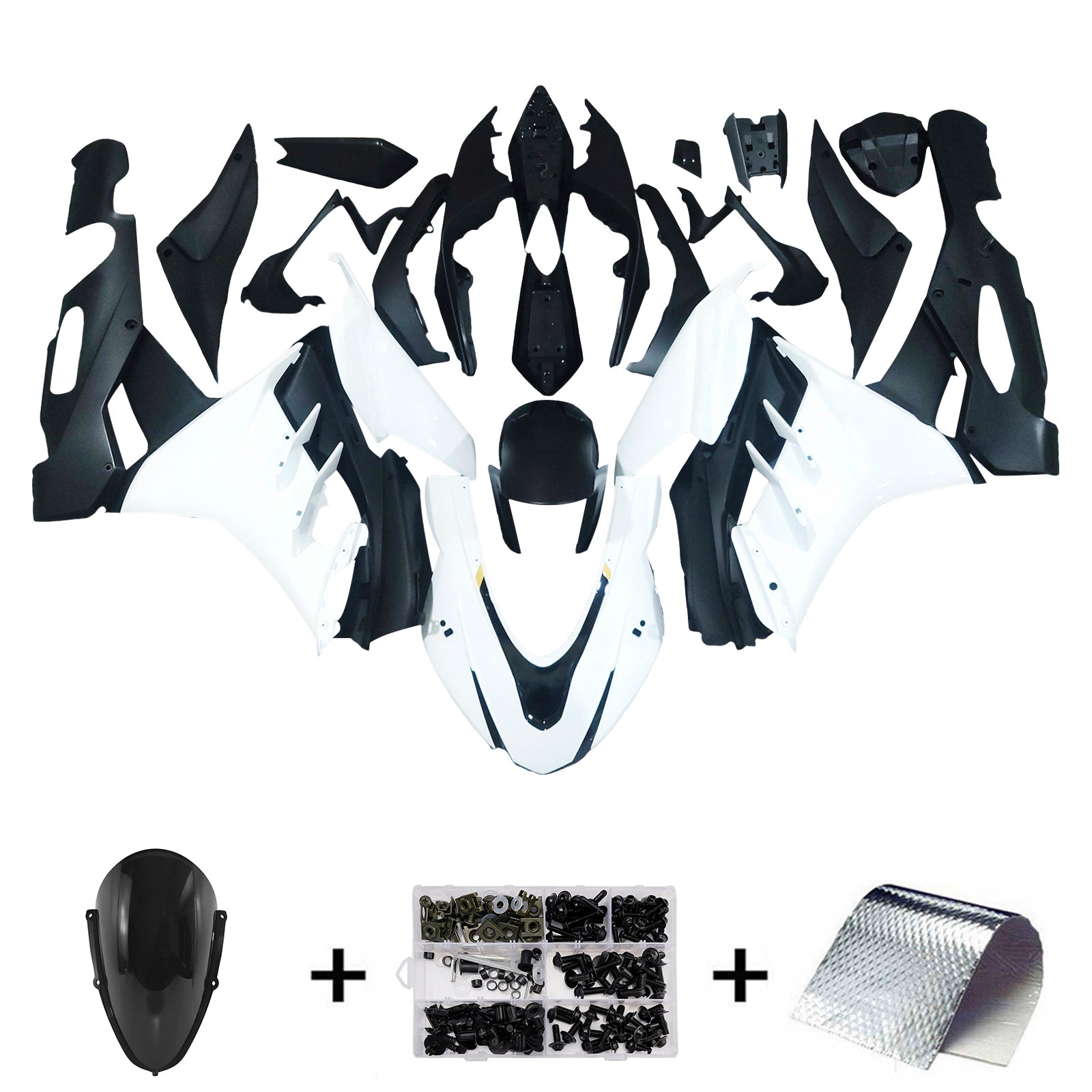 Kit di carenatura iniezione di Aprilia RSV4 1100 2022-2024 Bodywork di plastica