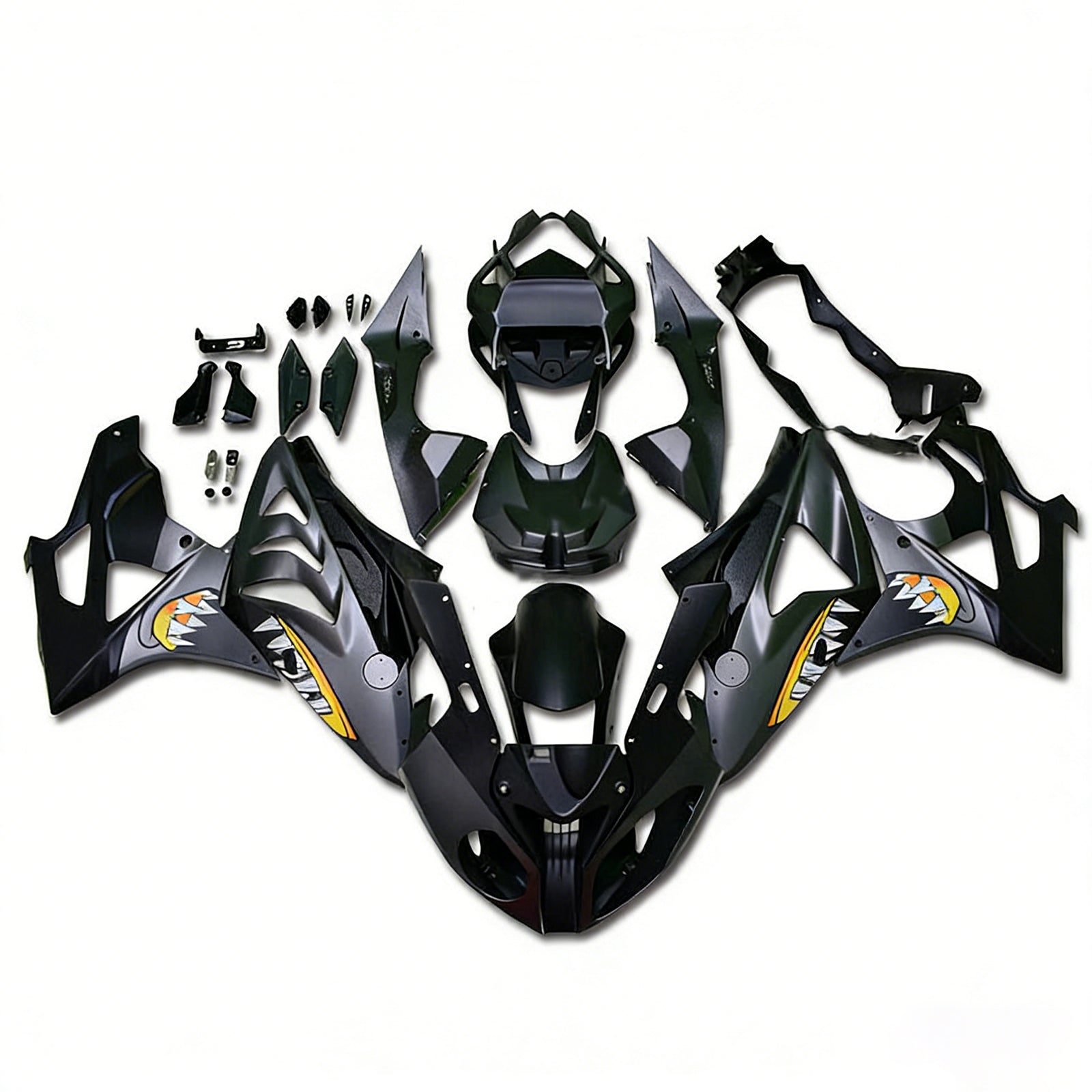 Kit de carénage 'injection Amotopart carrosserie plastique ABS pour BMW S1000RR 2009-2014 générique