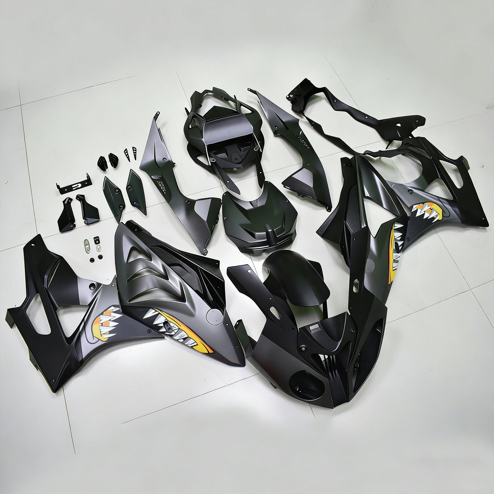 Kit de carénage 'injection Amotopart carrosserie plastique ABS pour BMW S1000RR 2009-2014 générique
