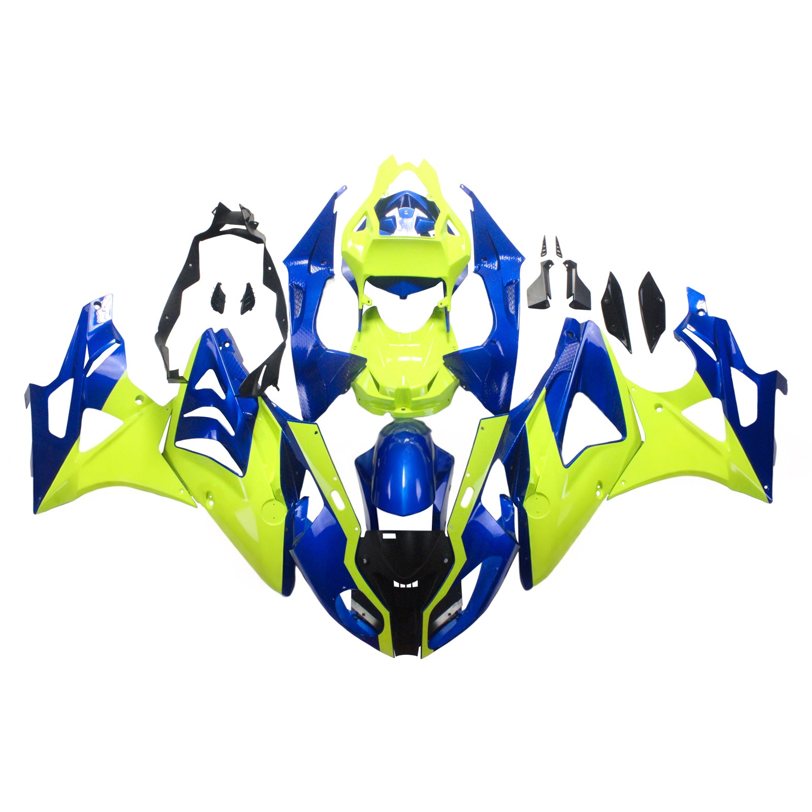 Amotopart Kit de carénage pour BMW S1000RR 2009-2014 Carrosserie Plastique ABS Générique