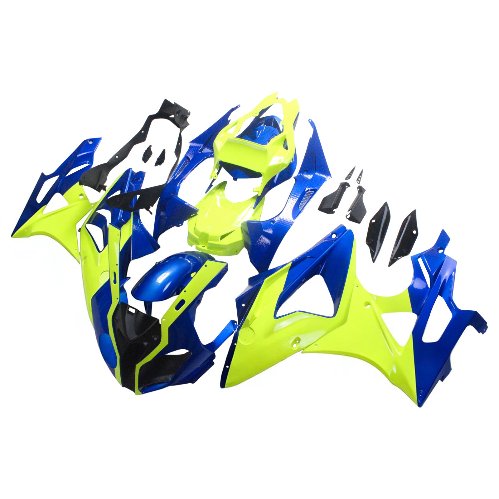 Amotopart Kit de carénage pour BMW S1000RR 2009-2014 Carrosserie Plastique ABS Générique