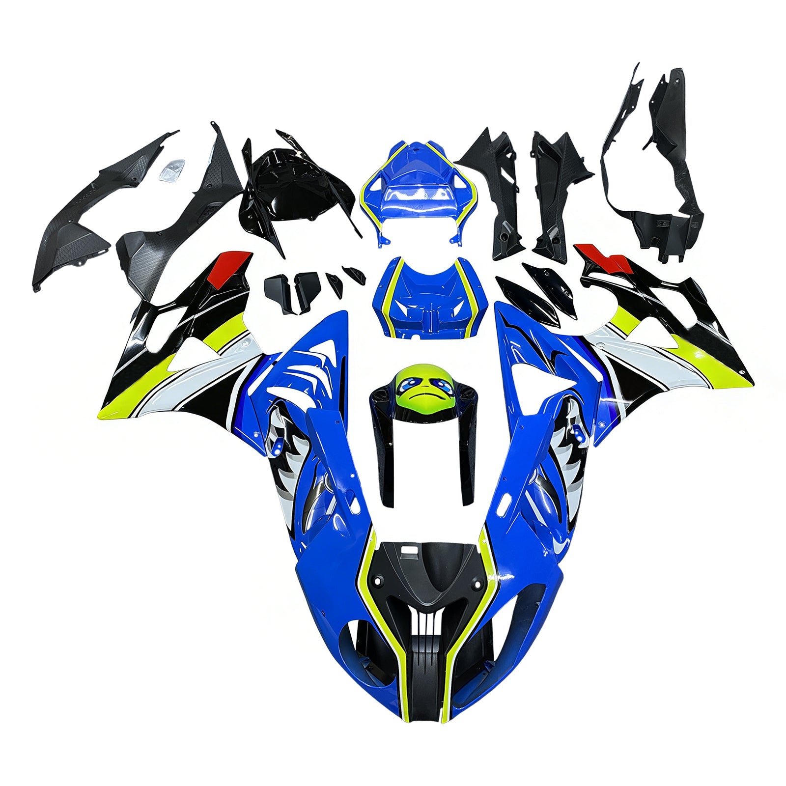 Amotopart BMW S1000RR 2009-2014 suojasarja Kori ABS-muovia