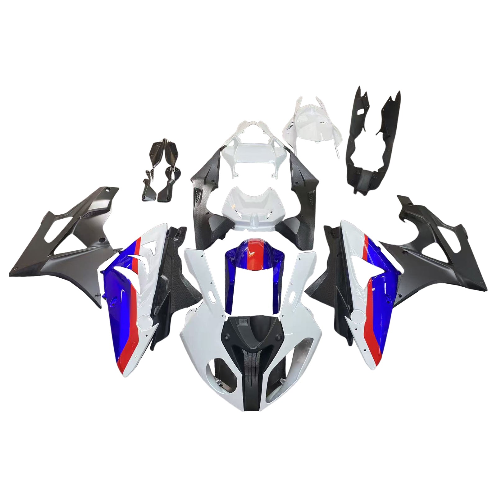 Amotopart BMW S1000RR 2009-2014 Kit de carenado de carrocería de plástico ABS