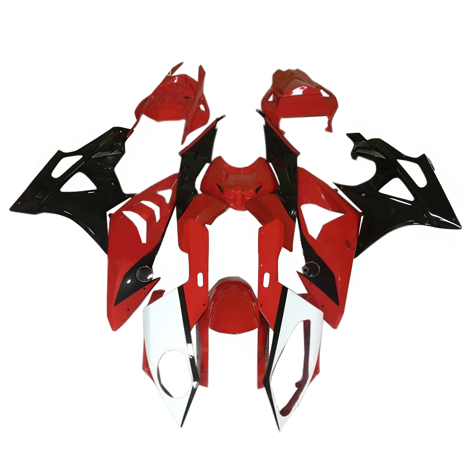 Amotopart BMW S1000RR 2009-2014 Kit de carénage Carrosserie Plastique ABS