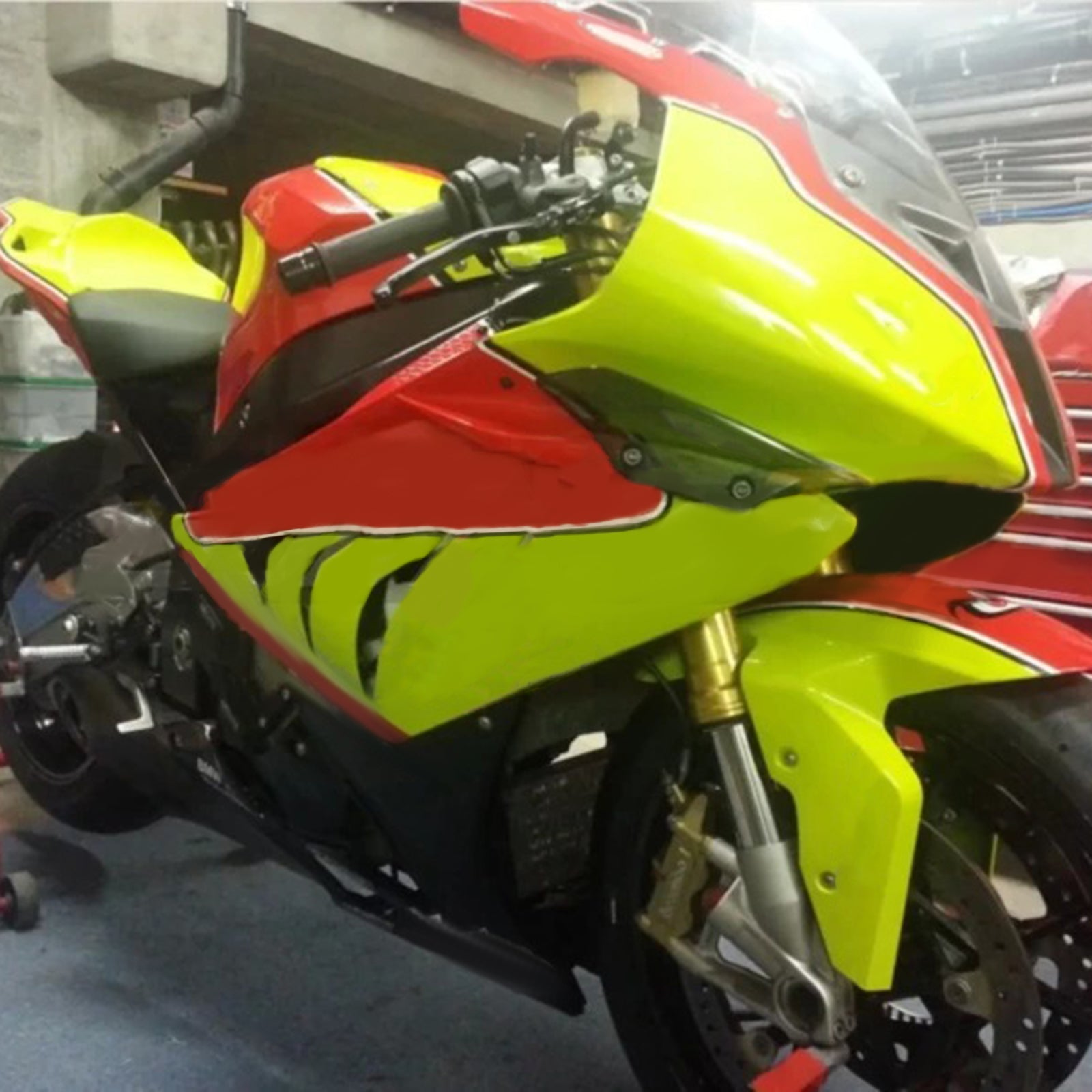 Amotopart BMW S1000RR 2009-2014 Kit de Faremanage Corrosserie plastični abs