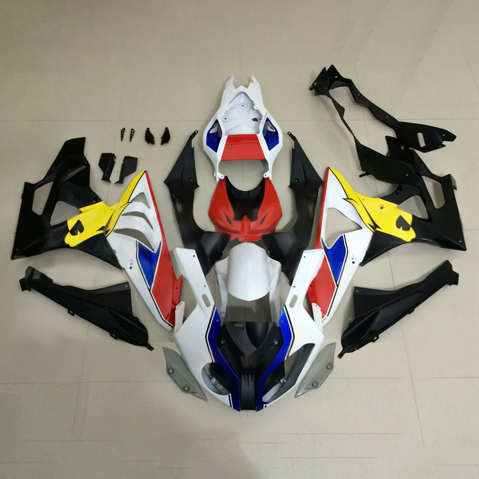 Kit de carenado de inyección para BMW S1000RR 2009-2014 ABS Cuerpo de plástico