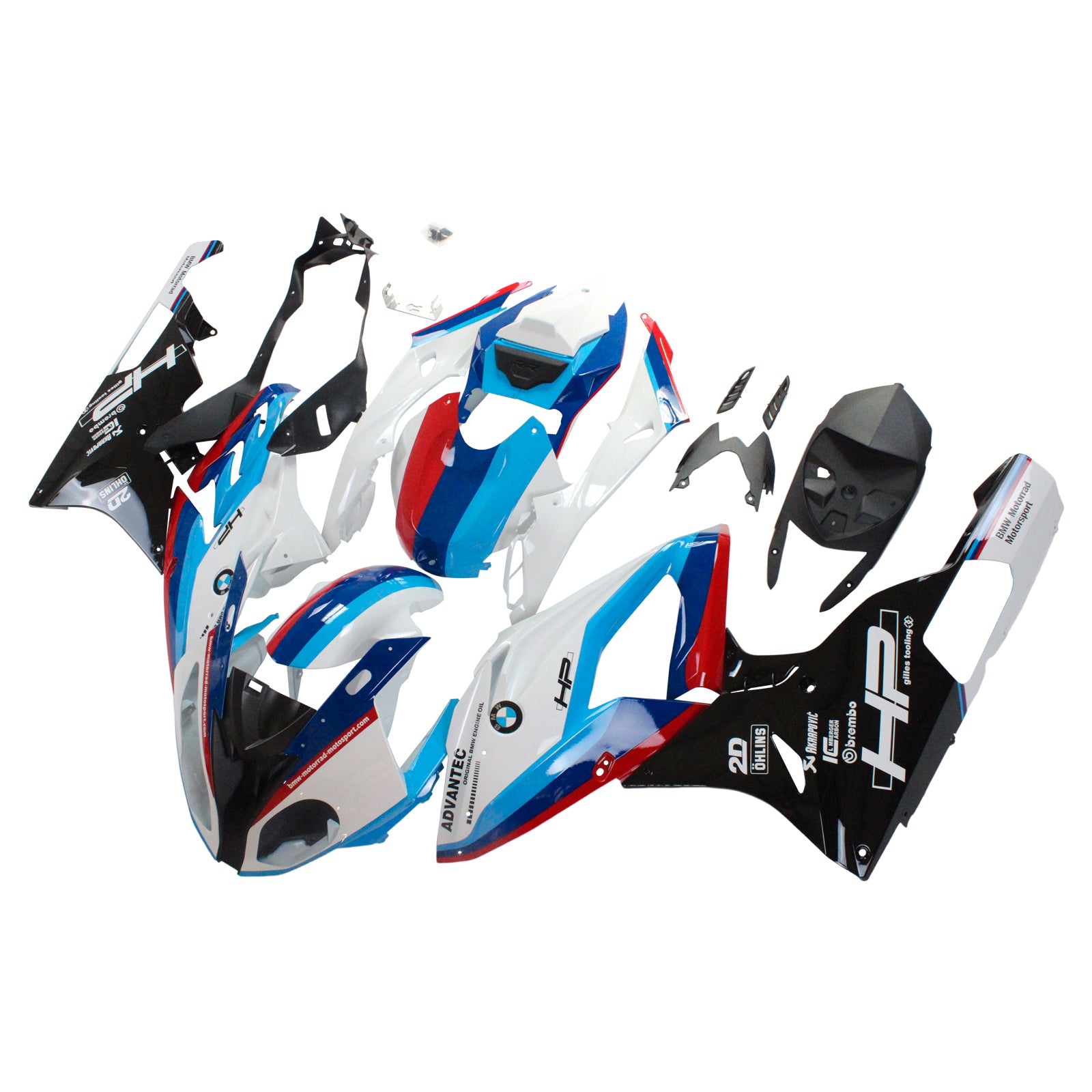 Amotopart Kit de carénage pour BMW S1000RR 2015-2016 Carrosserie Plastique ABS Générique